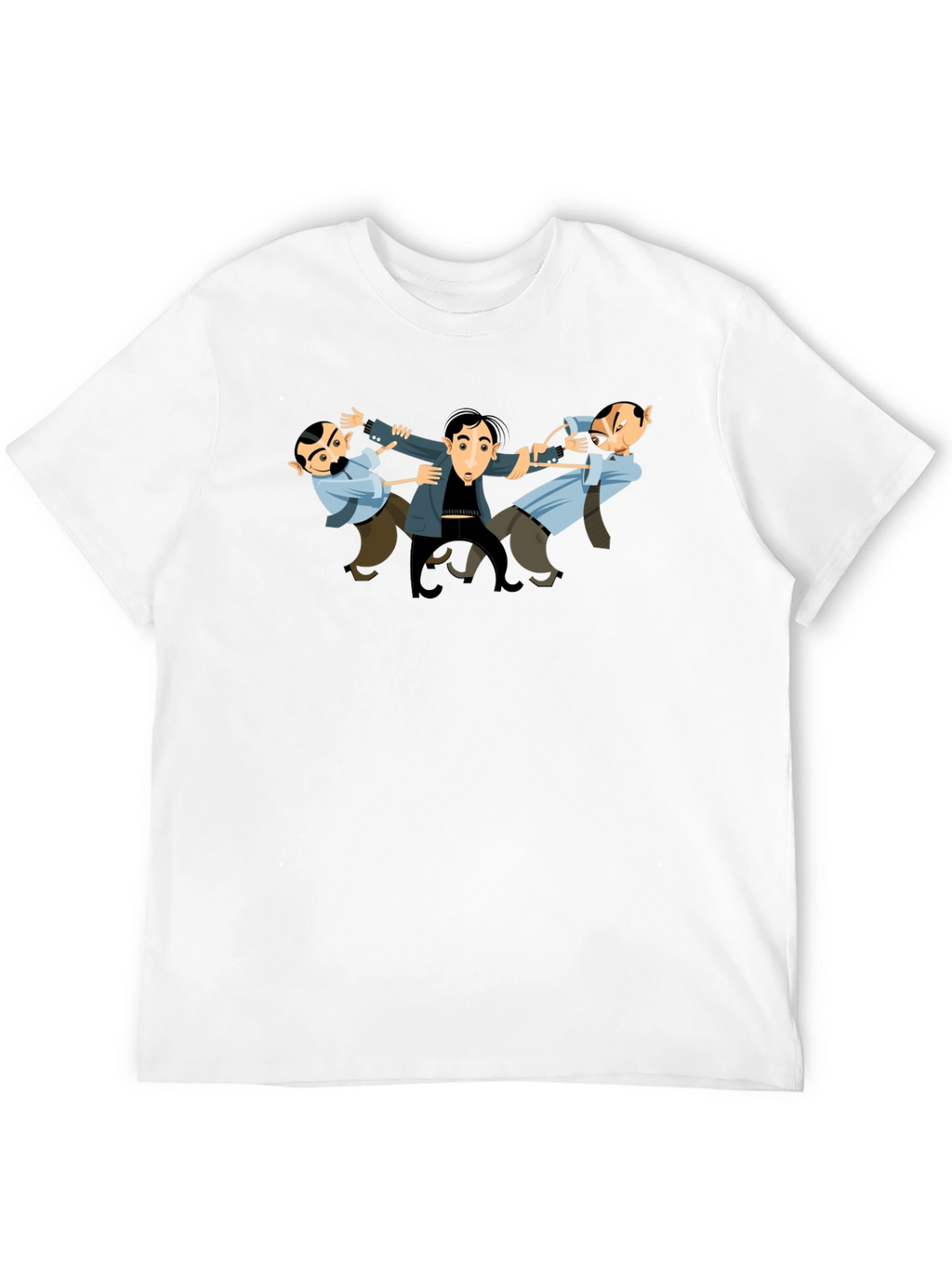 The Three Stooges T-Shirt - Black Cotton Tee