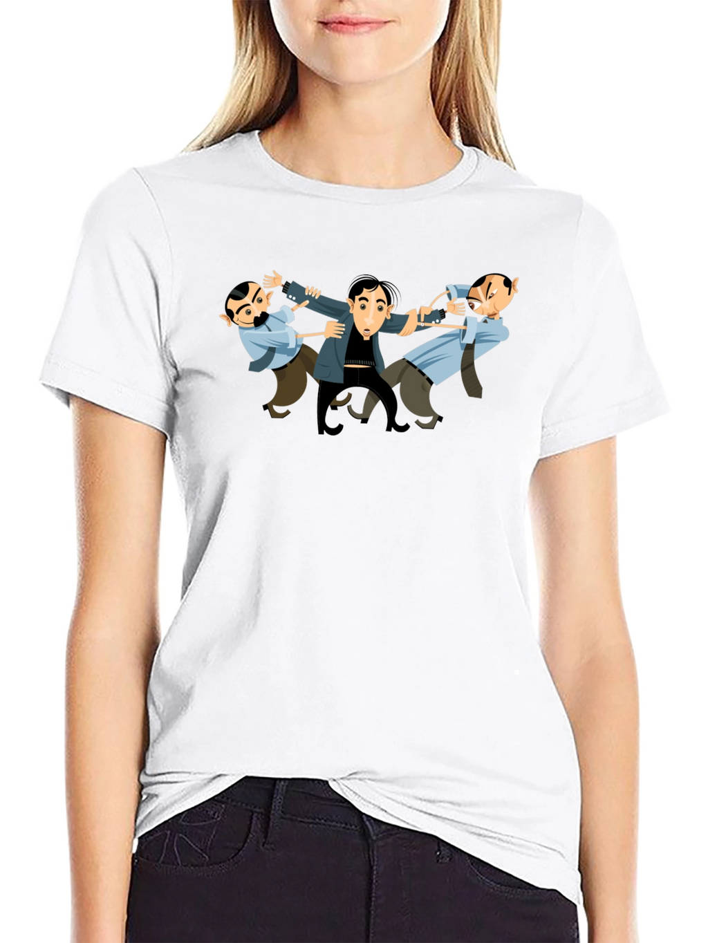 The Three Stooges T-Shirt - Black Cotton Tee