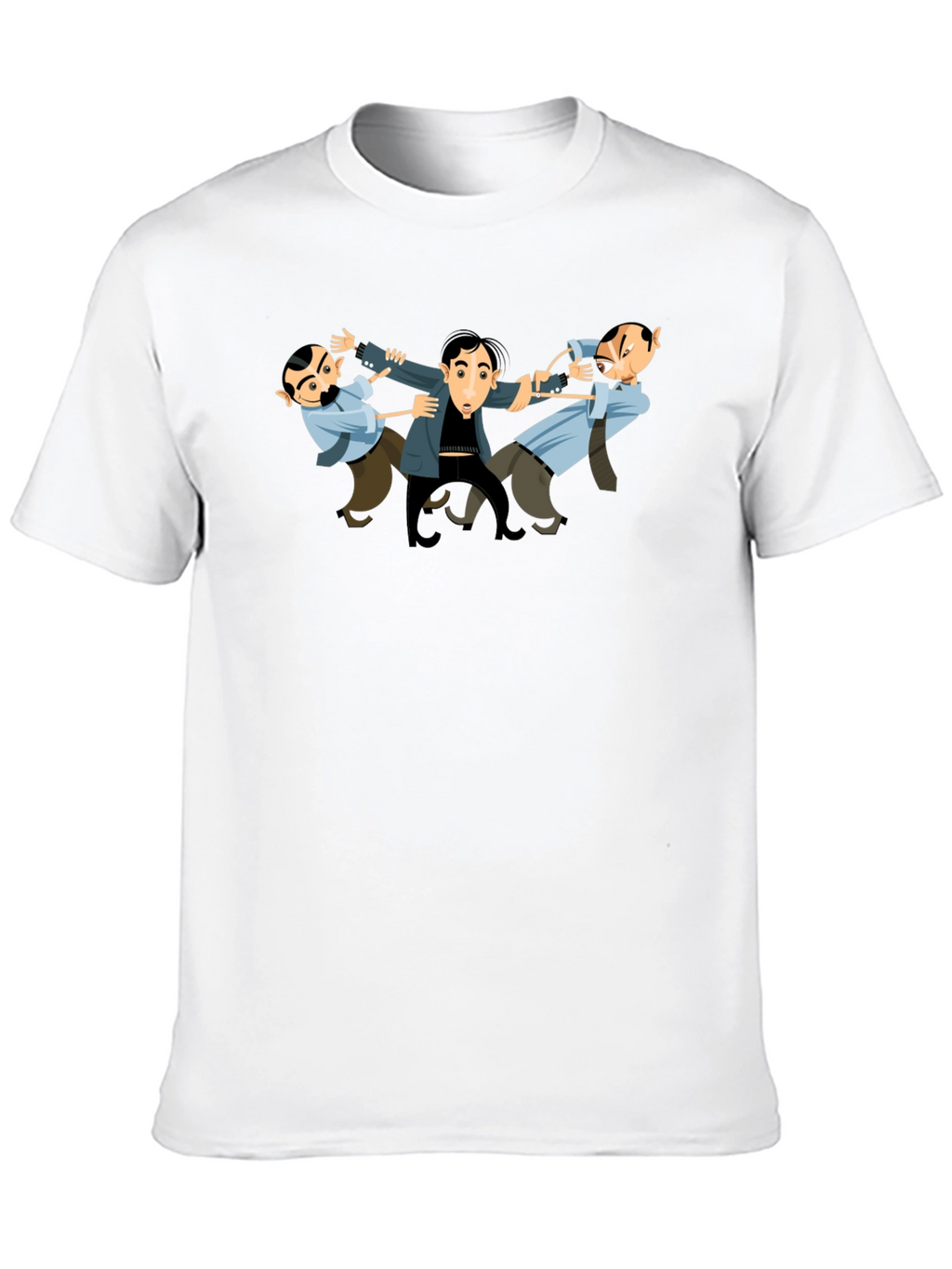 The Three Stooges T-Shirt - Black Cotton Tee