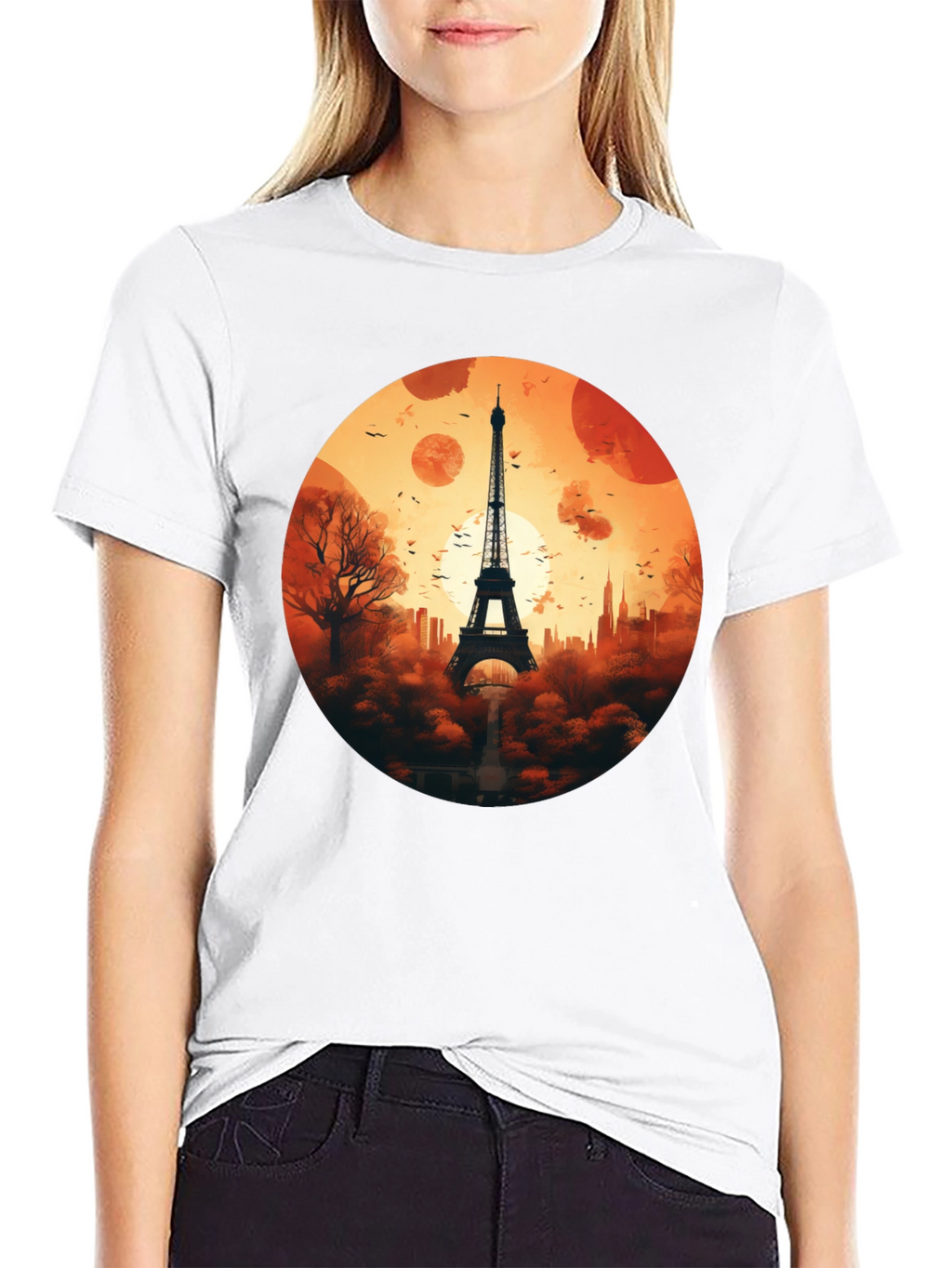 Eiffel Tower Graphic T-Shirt