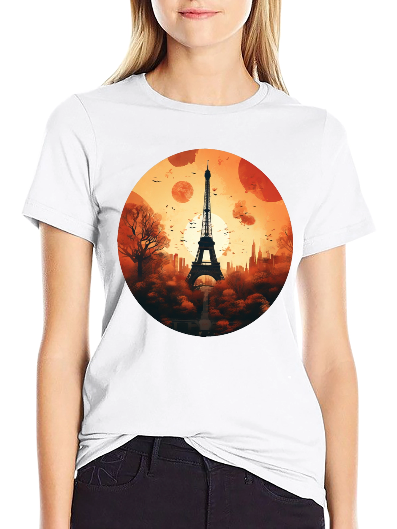 Eiffel Tower Graphic T-Shirt