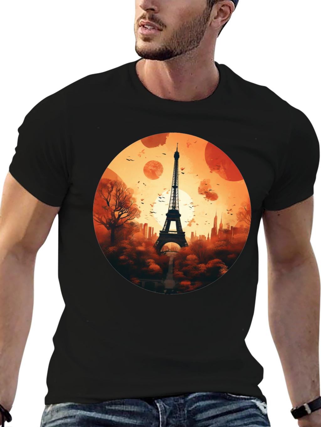 Eiffel Tower Graphic T-Shirt