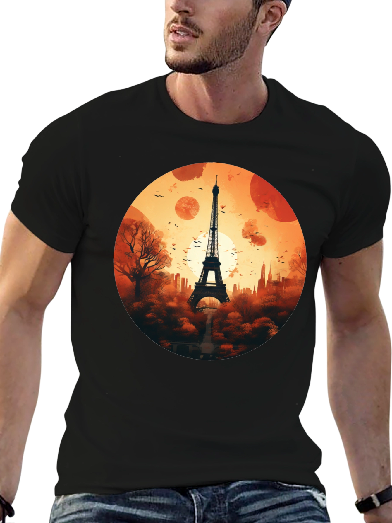 Eiffel Tower Graphic T-Shirt
