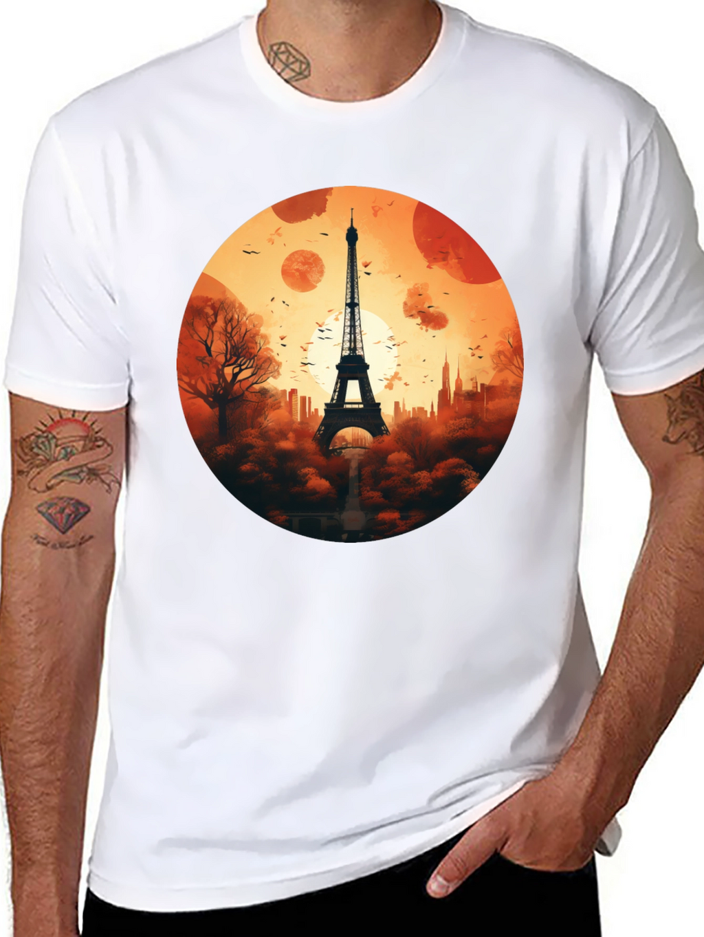Eiffel Tower Graphic T-Shirt