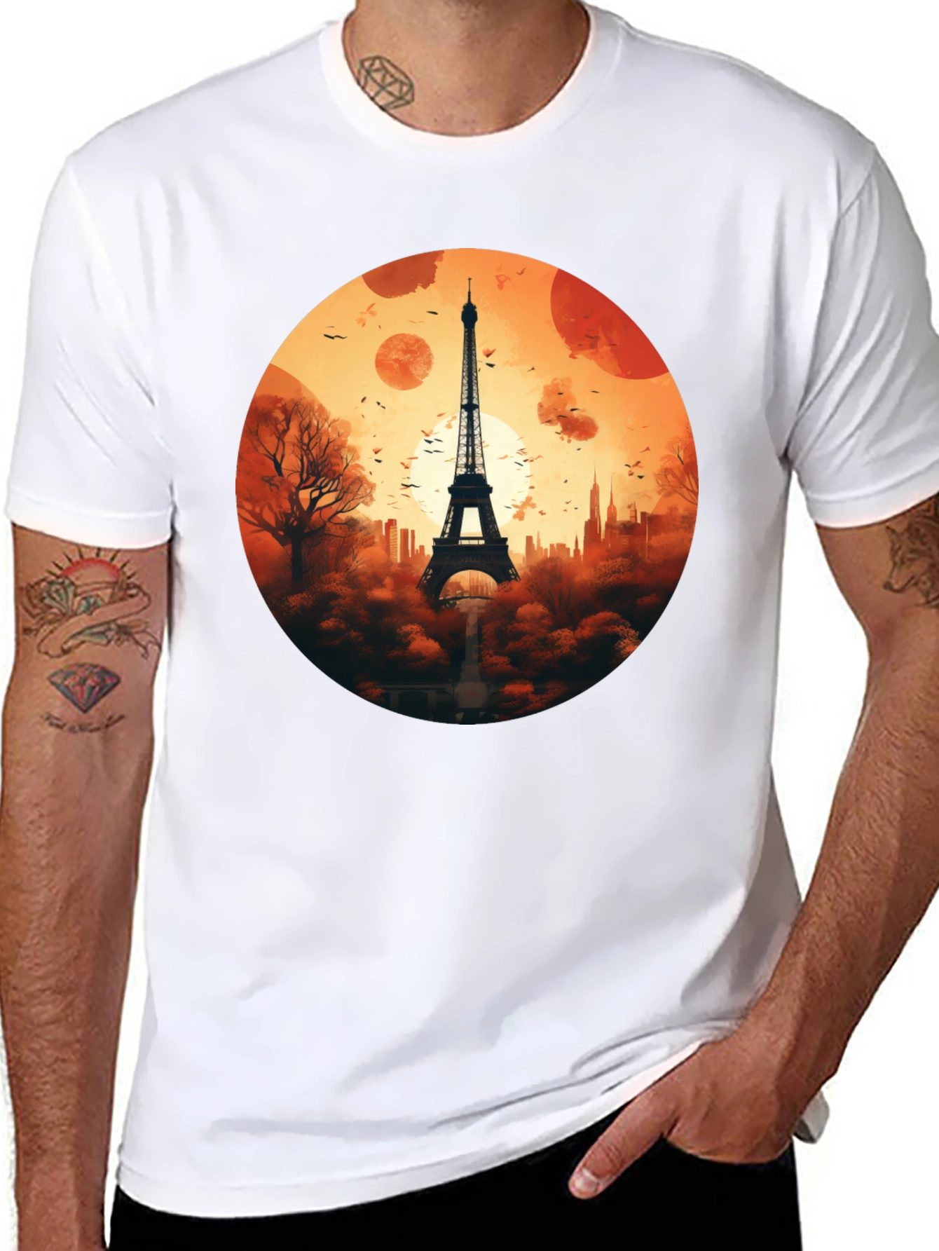 Eiffel Tower Graphic T-Shirt