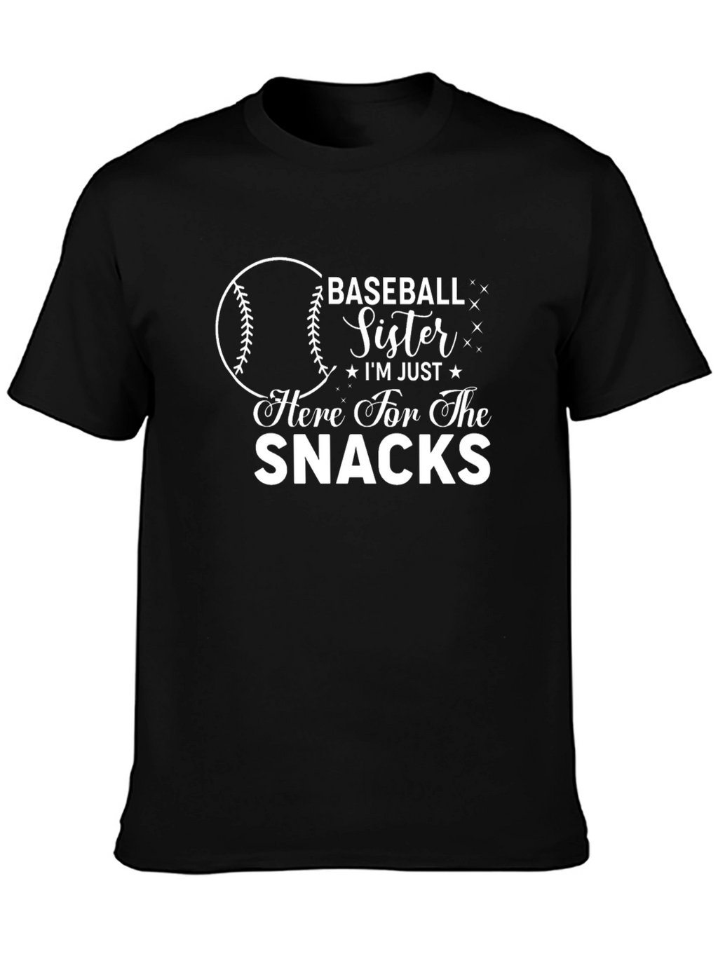 Baseball Sister Snacks T-Shirt