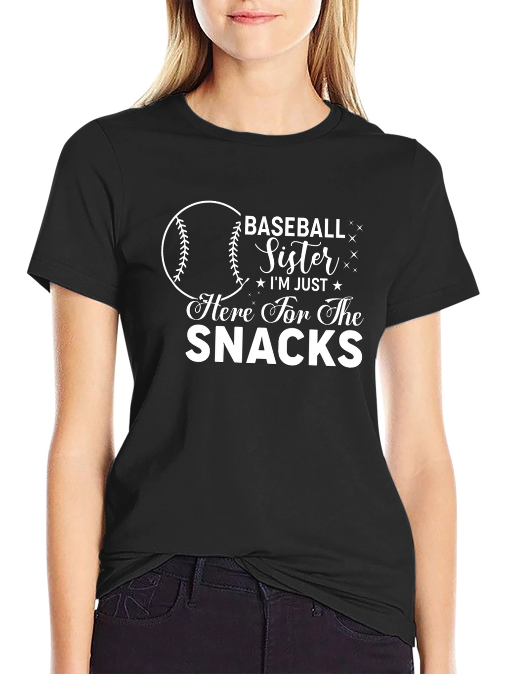 Baseball Sister Snacks T-Shirt