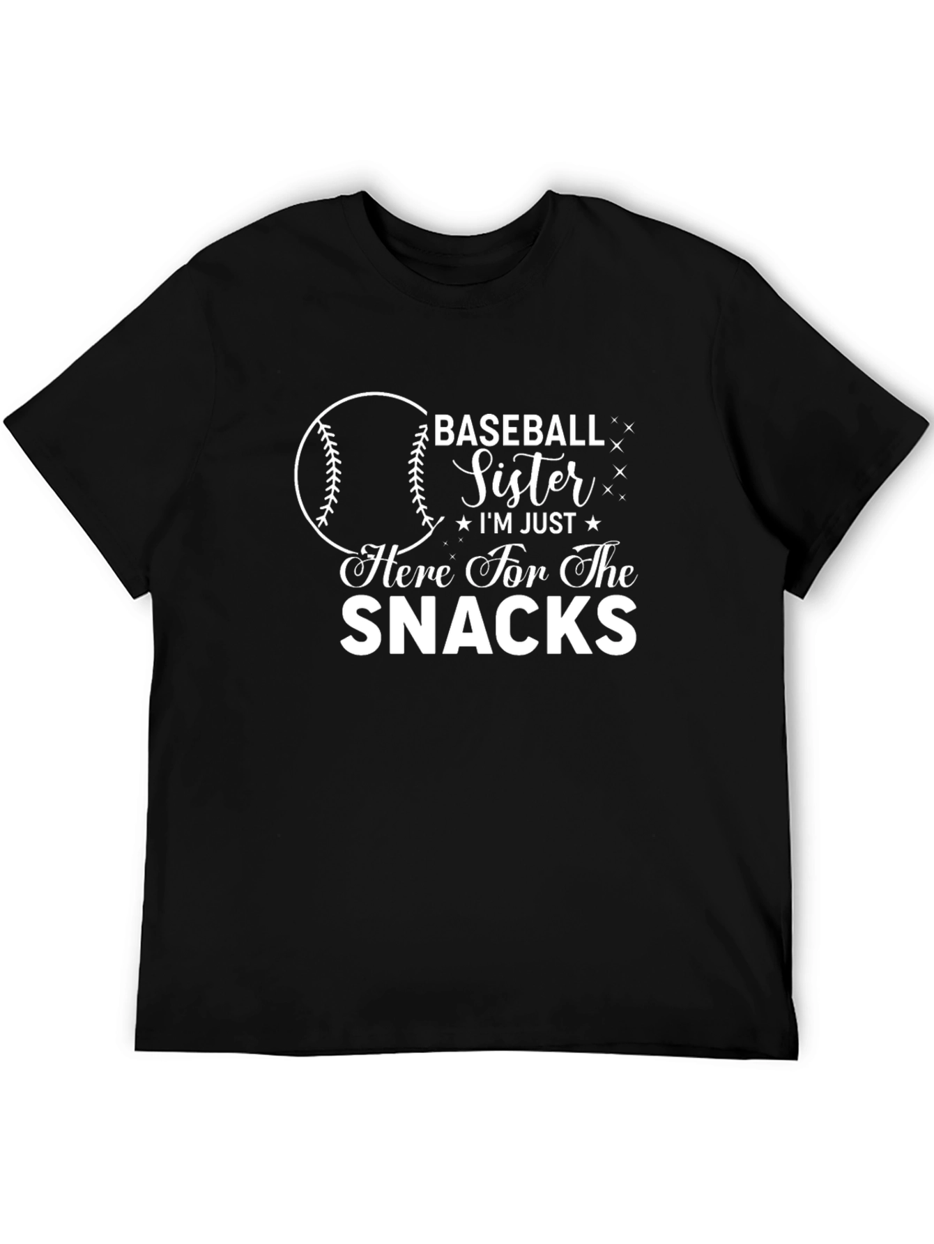 Baseball Sister Snacks T-Shirt