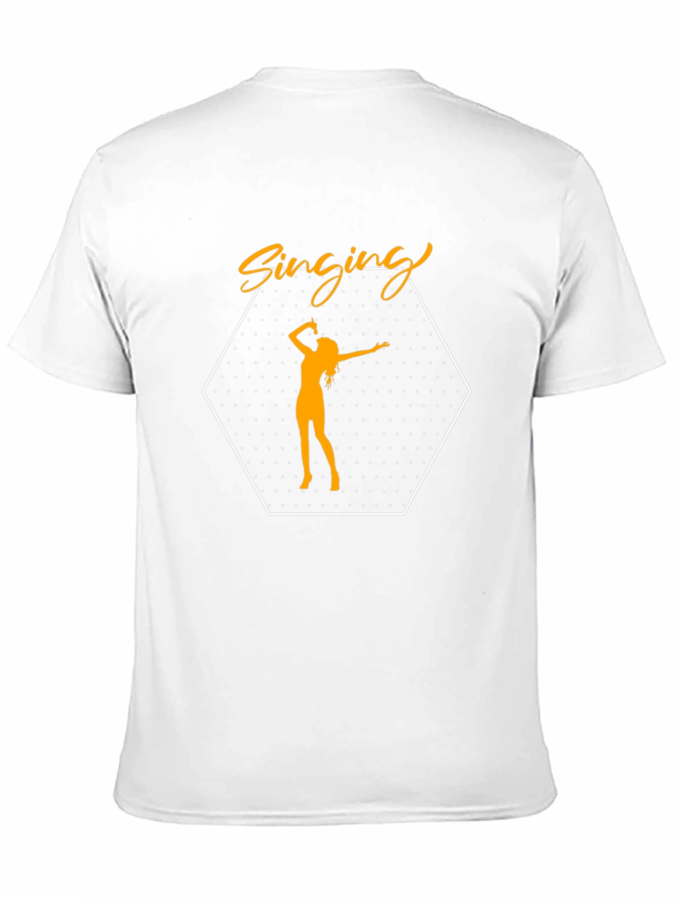 Singing Silhouette Graphic Tee - Black