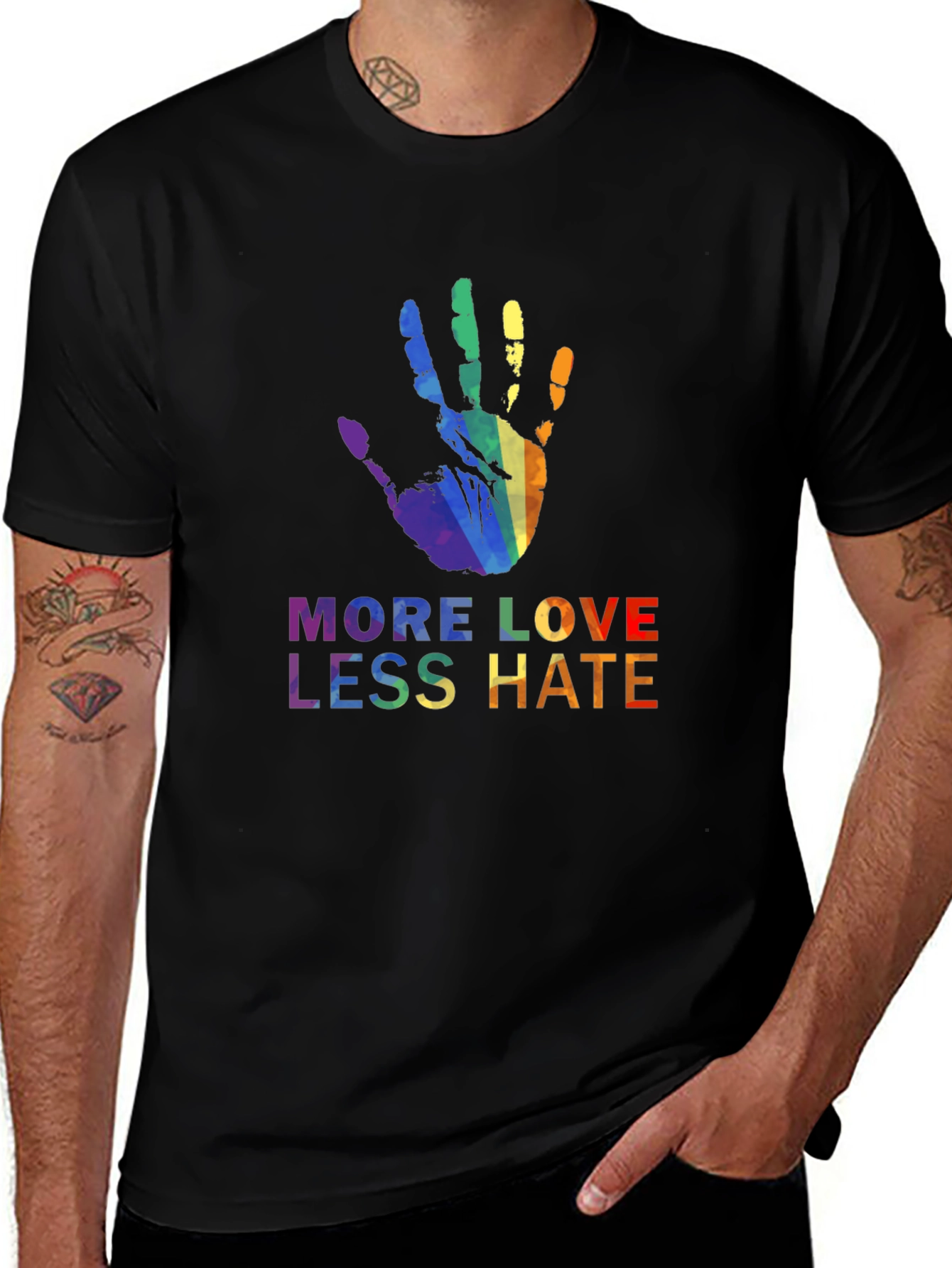 More Love Less Hate Pride T-Shirt