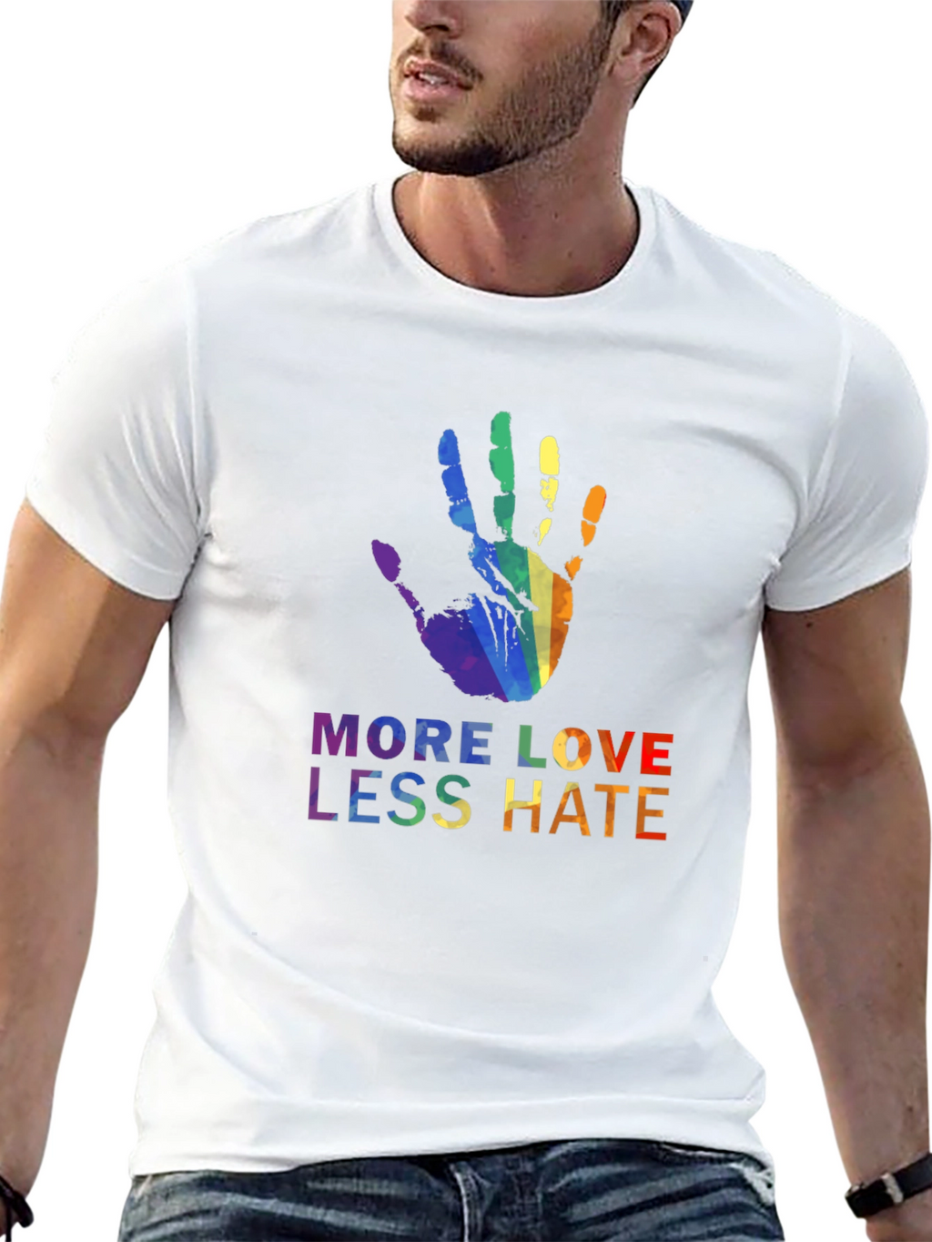 More Love Less Hate Pride T-Shirt