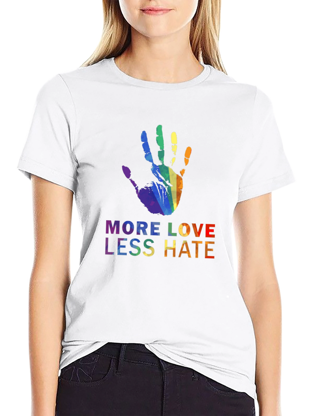 More Love Less Hate Pride T-Shirt