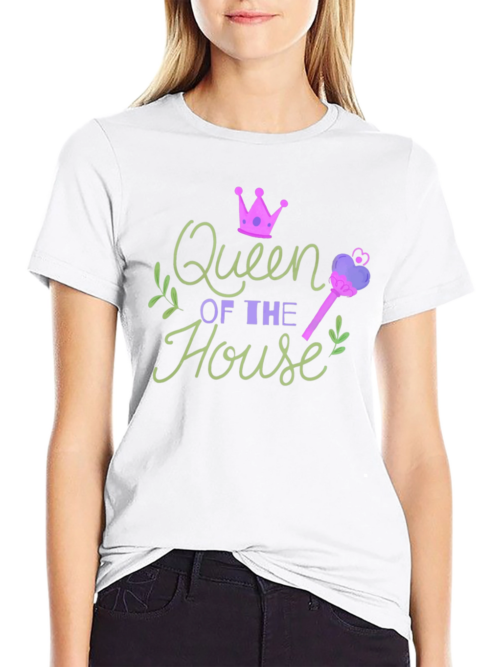 Queen of the House Graphic T-Shirt - Novelty Tee