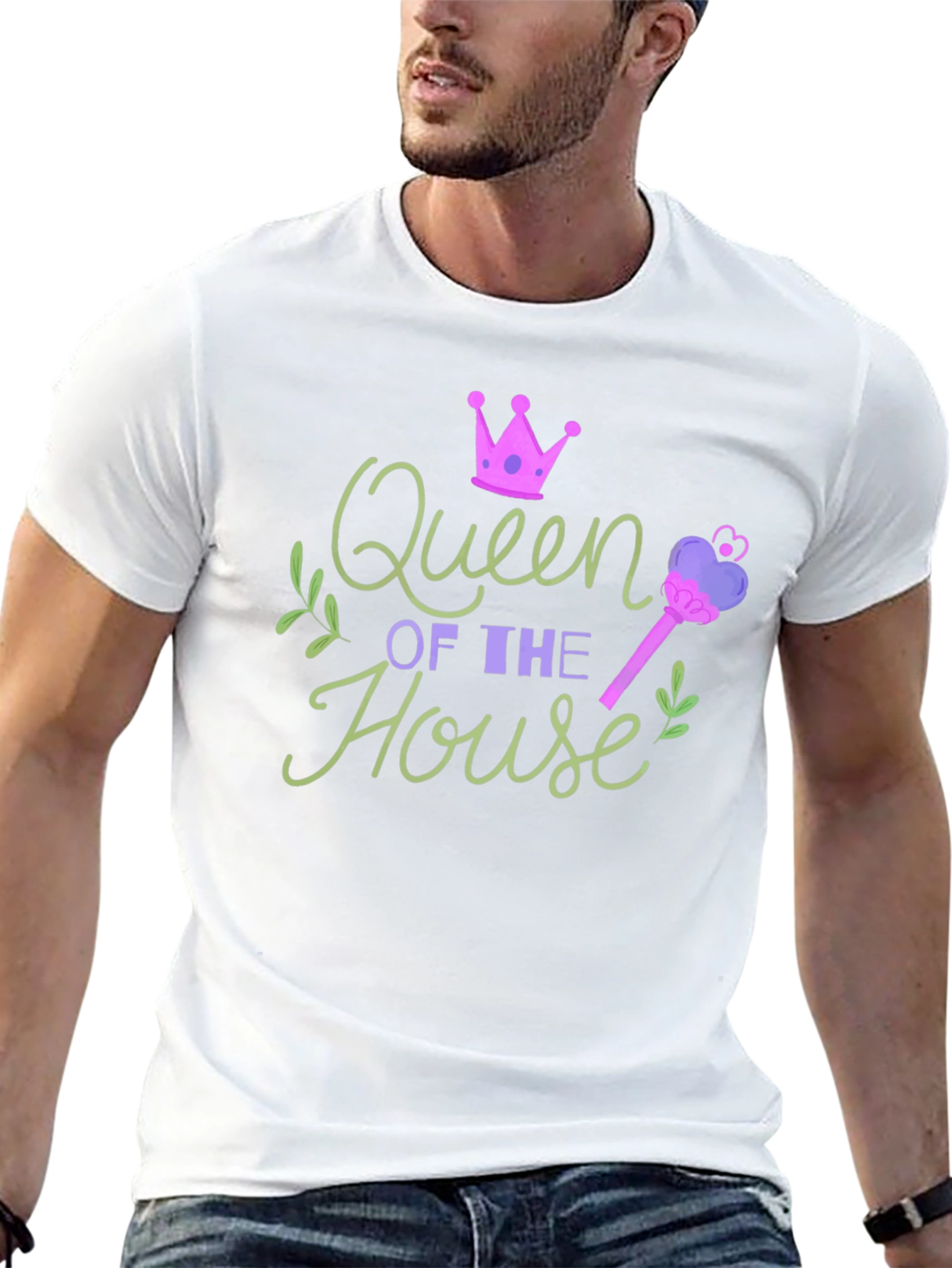 Queen of the House Graphic T-Shirt - Novelty Tee