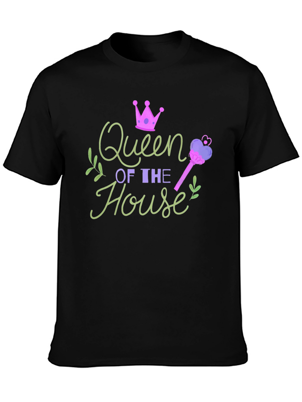 Queen of the House Graphic T-Shirt - Novelty Tee