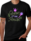 Queen of the House Graphic T-Shirt - Novelty Tee