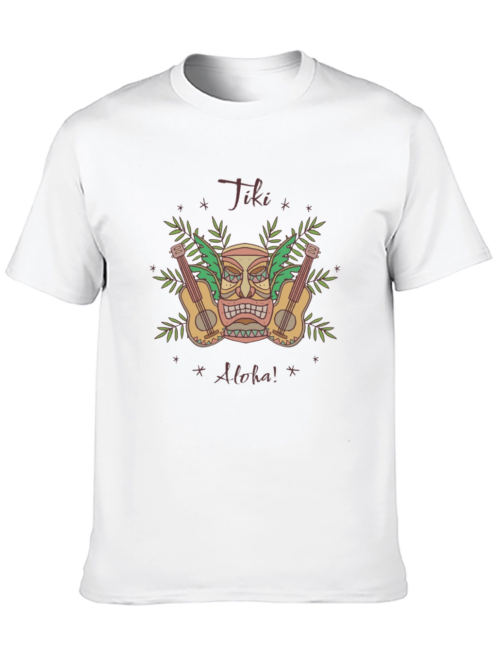 Tiki Aloha Graphic T-Shirt - Island Vibes
