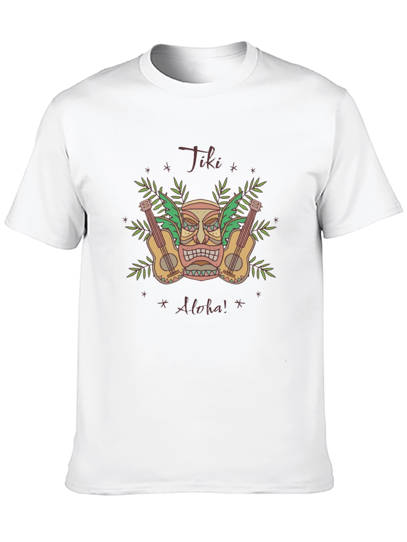 Tiki Aloha Graphic T-Shirt - Island Vibes