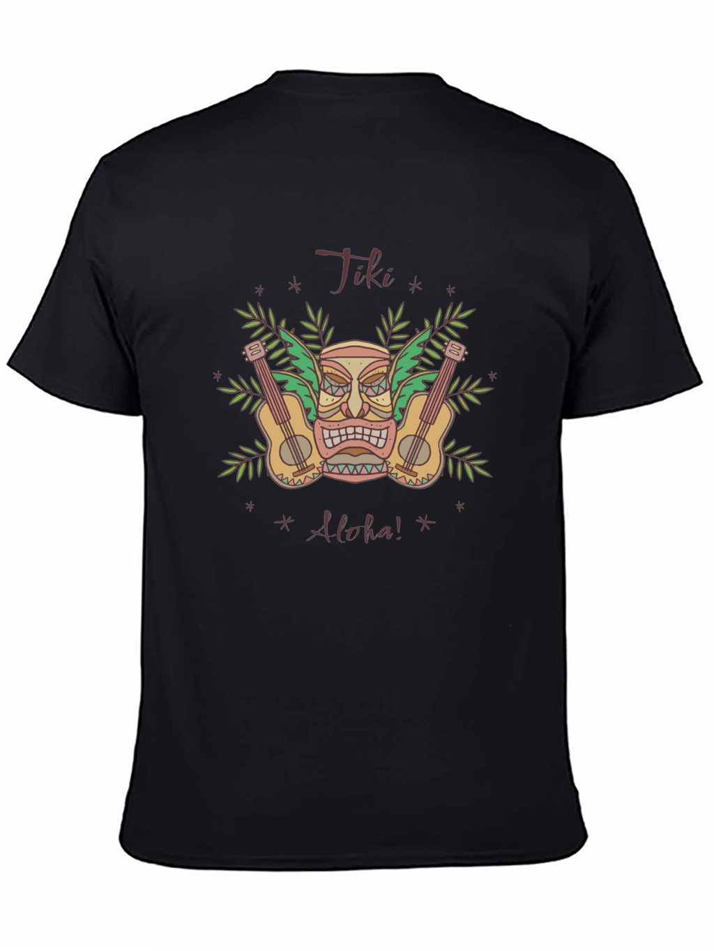 Tiki Aloha Graphic T-Shirt - Island Vibes