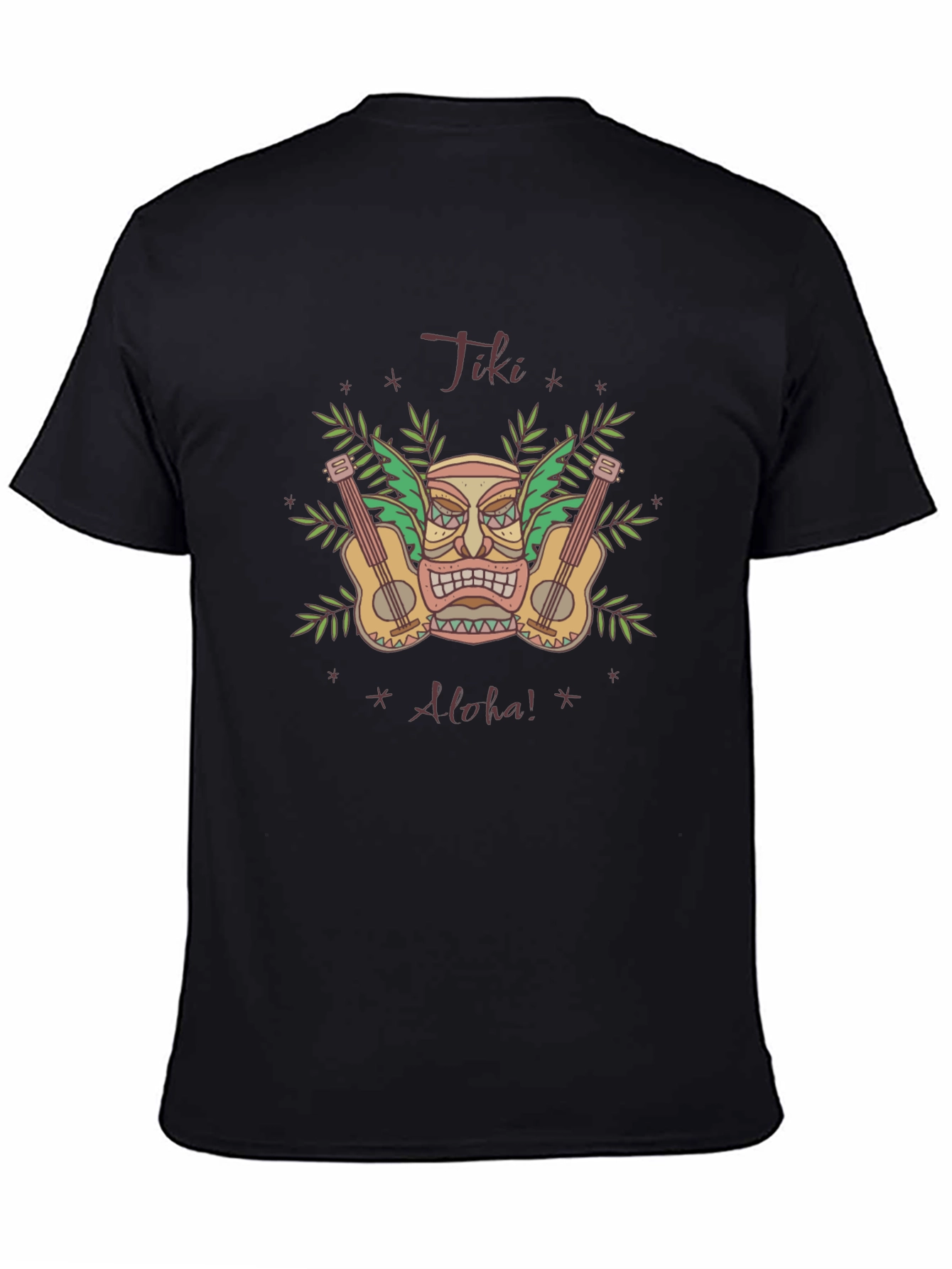 Tiki Aloha Graphic T-Shirt - Island Vibes