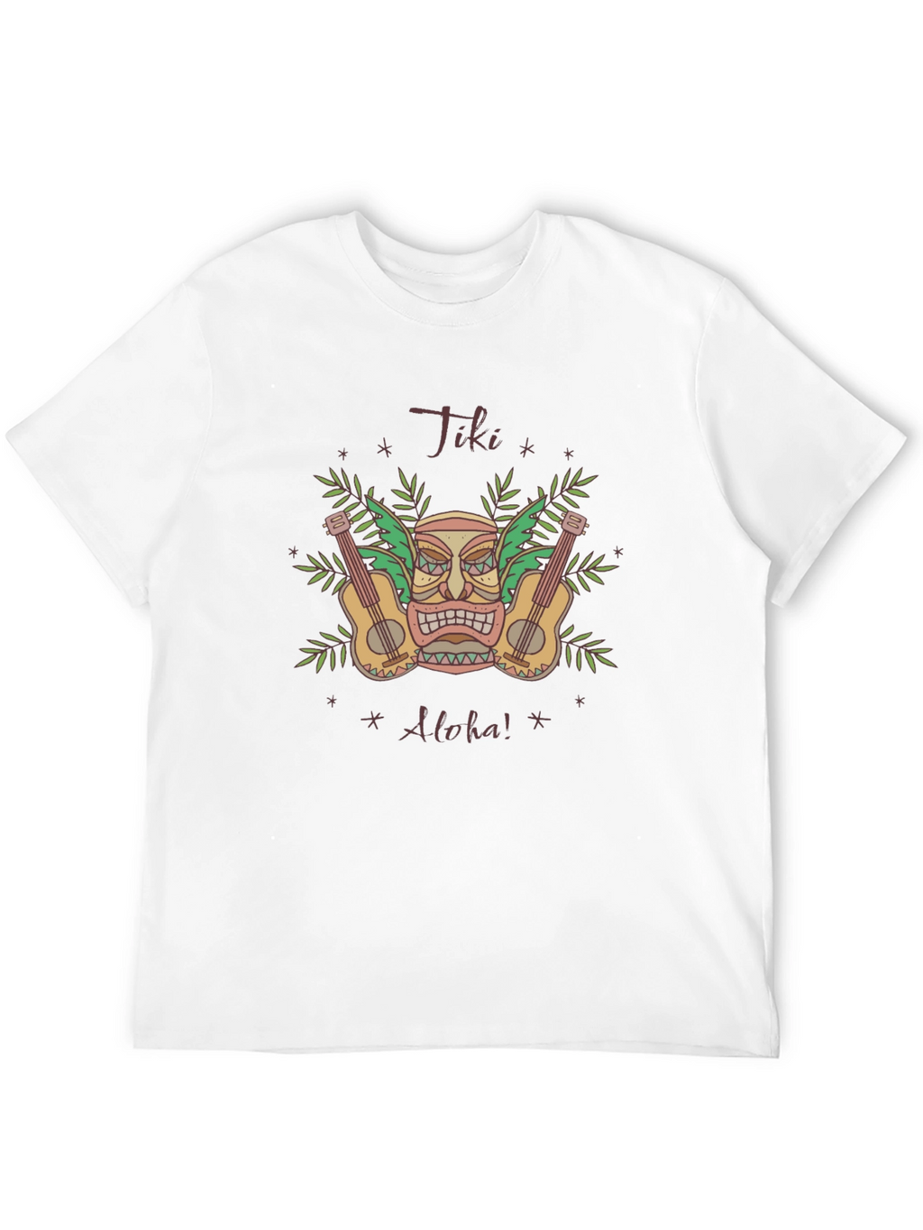 Tiki Aloha Graphic T-Shirt - Island Vibes