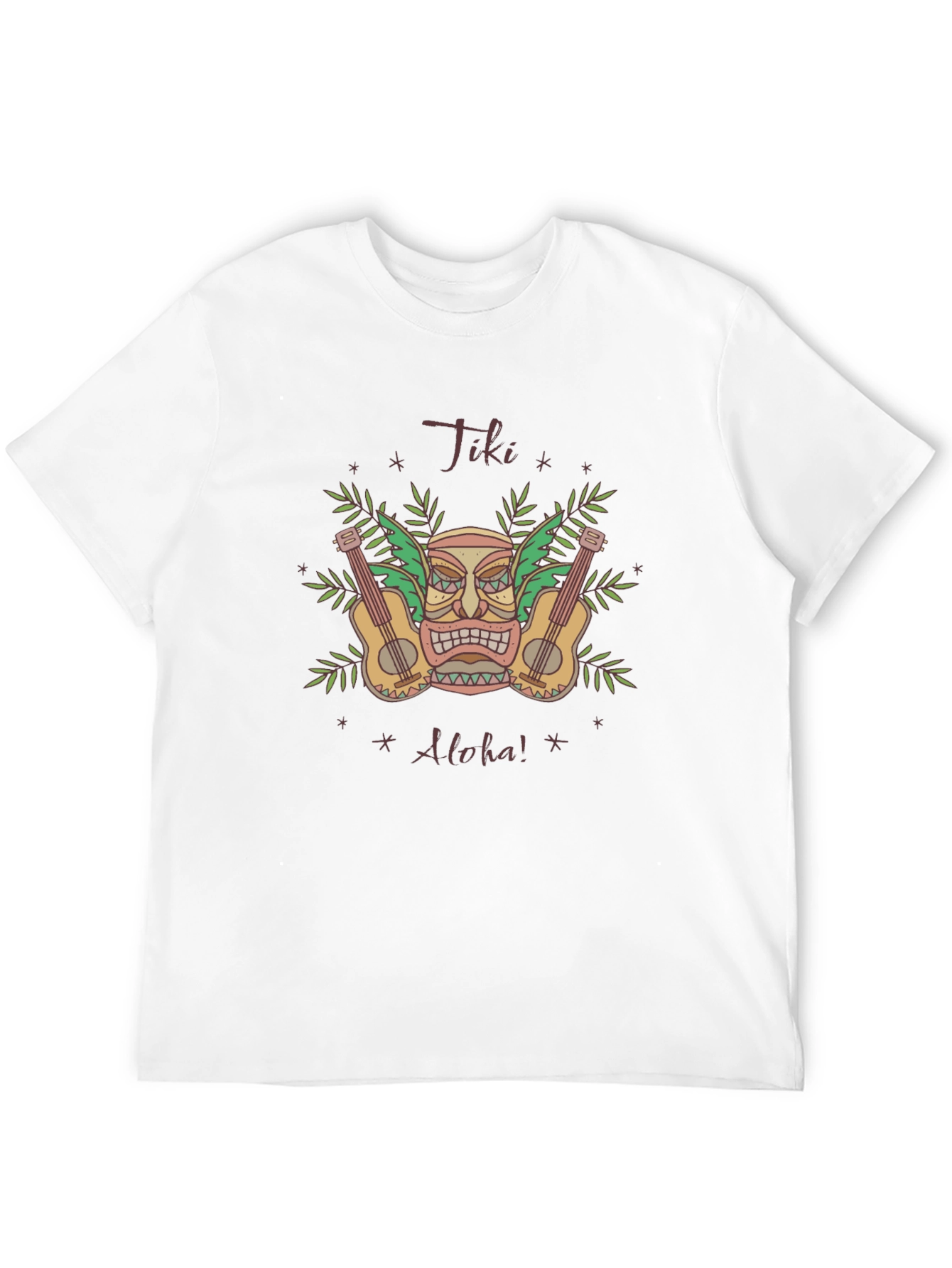 Tiki Aloha Graphic T-Shirt - Island Vibes
