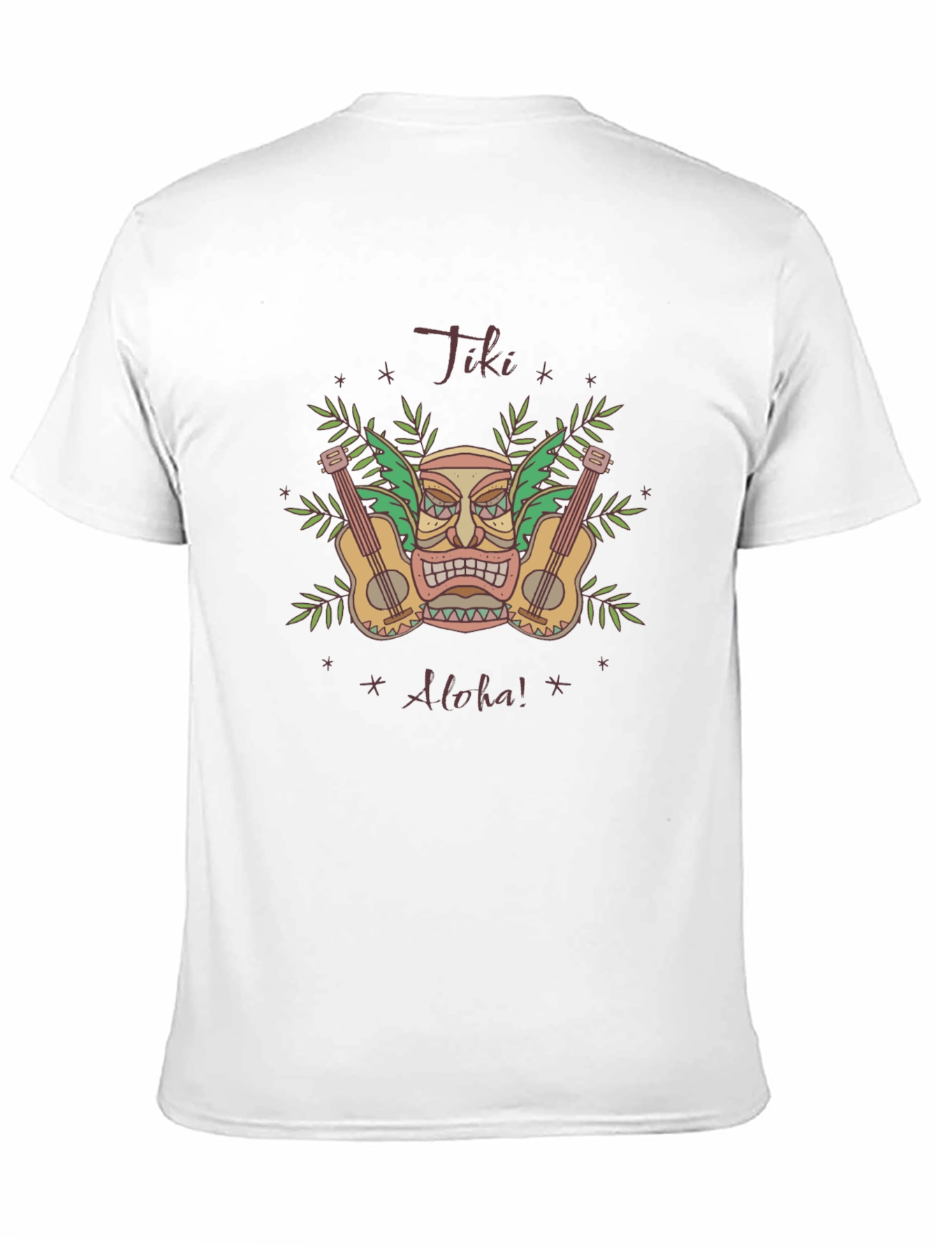 Tiki Aloha Graphic T-Shirt - Island Vibes