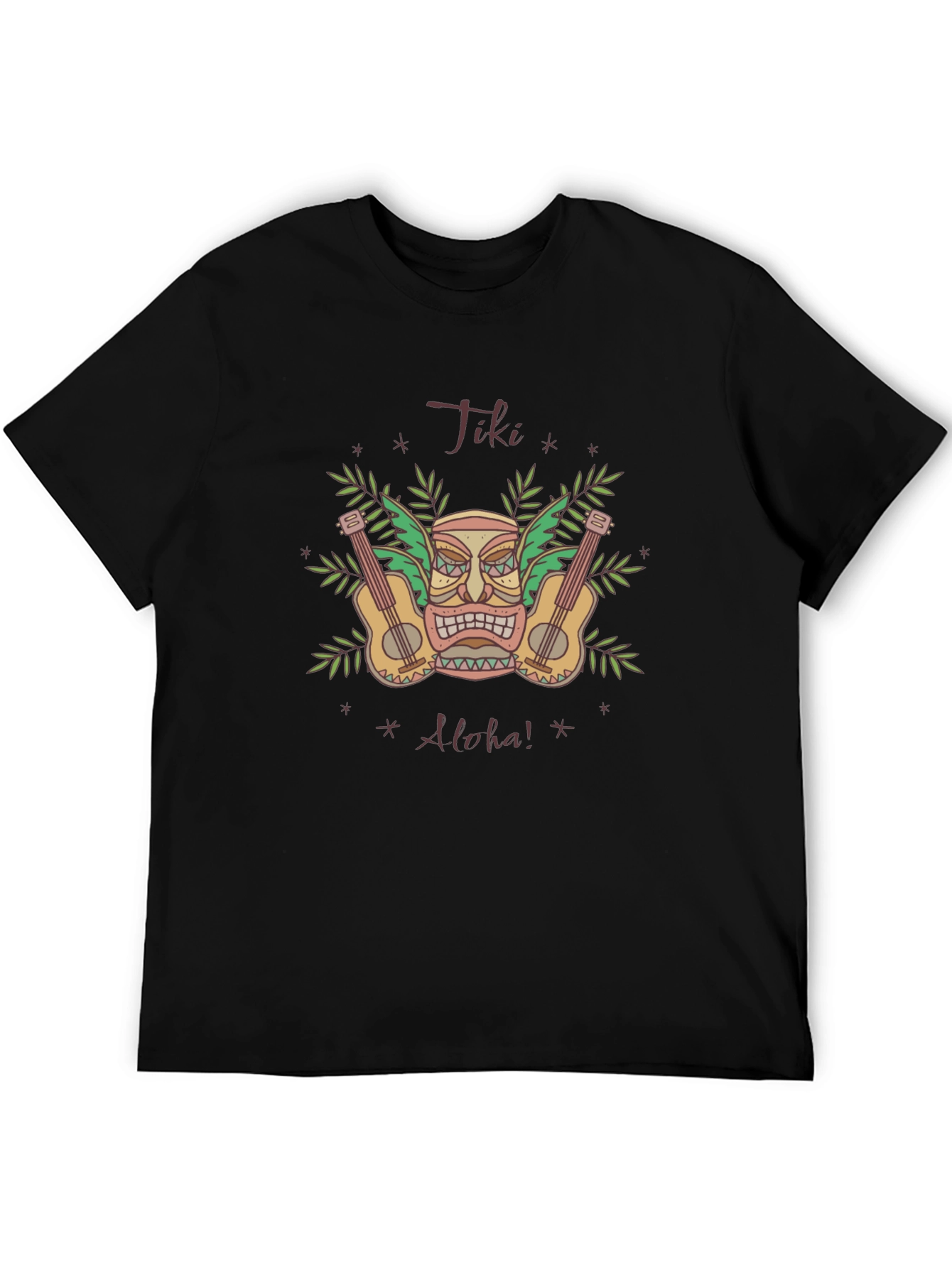 Tiki Aloha Graphic T-Shirt - Island Vibes