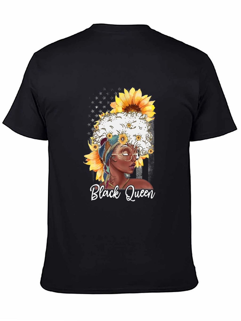 Black Queen Sunflower T-Shirt