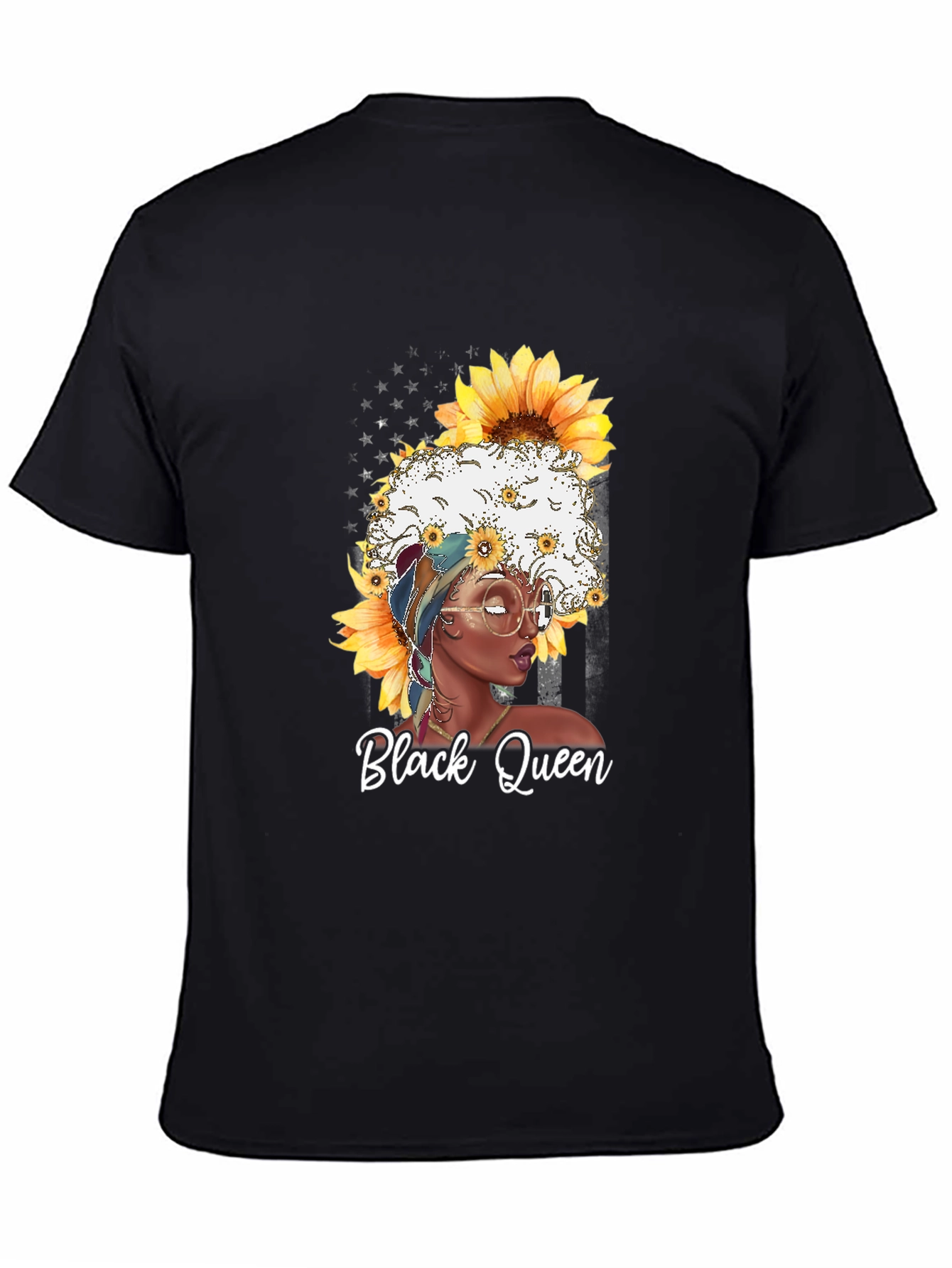 Black Queen Sunflower T-Shirt