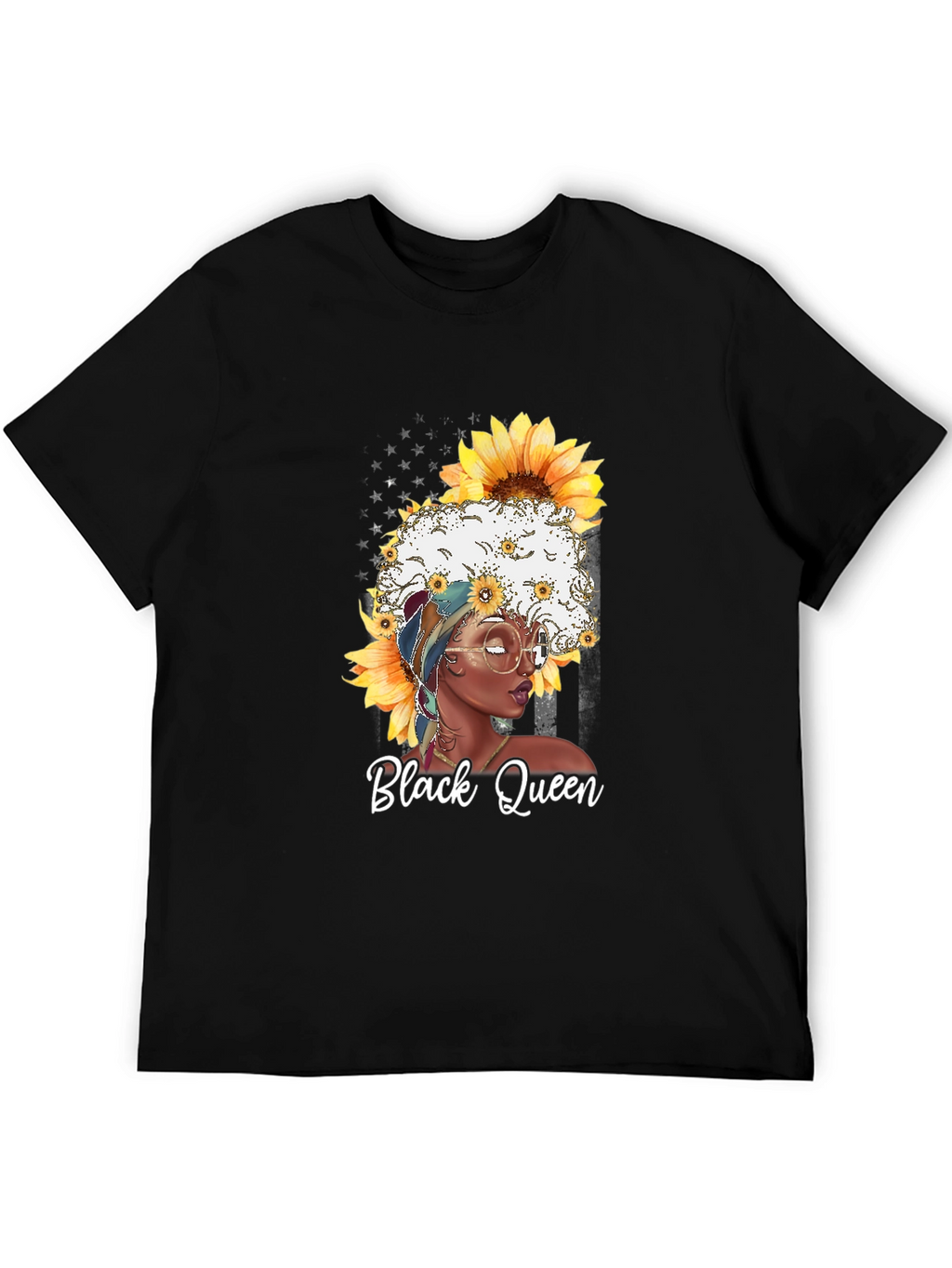 Black Queen Sunflower T-Shirt