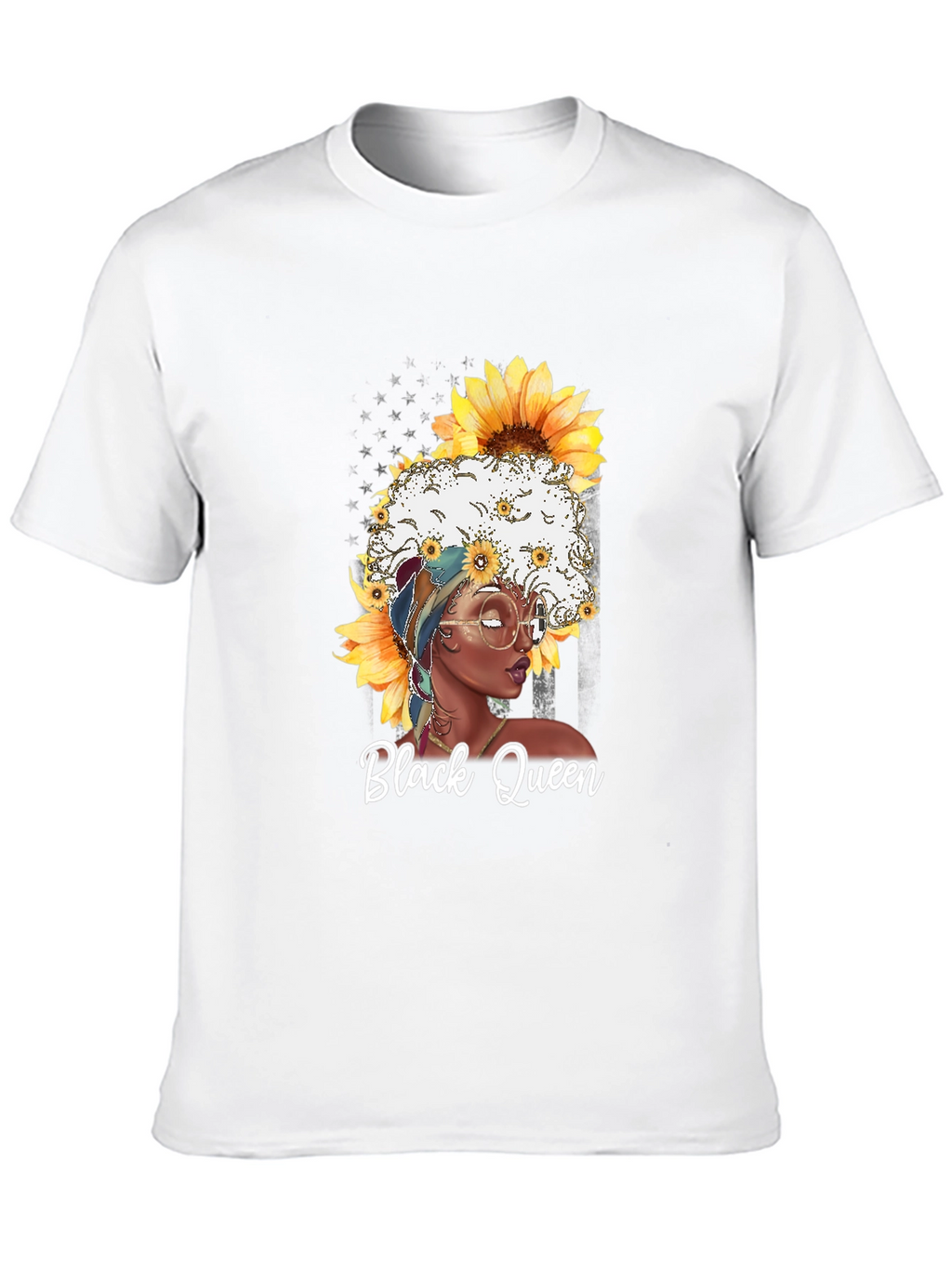 Black Queen Sunflower T-Shirt