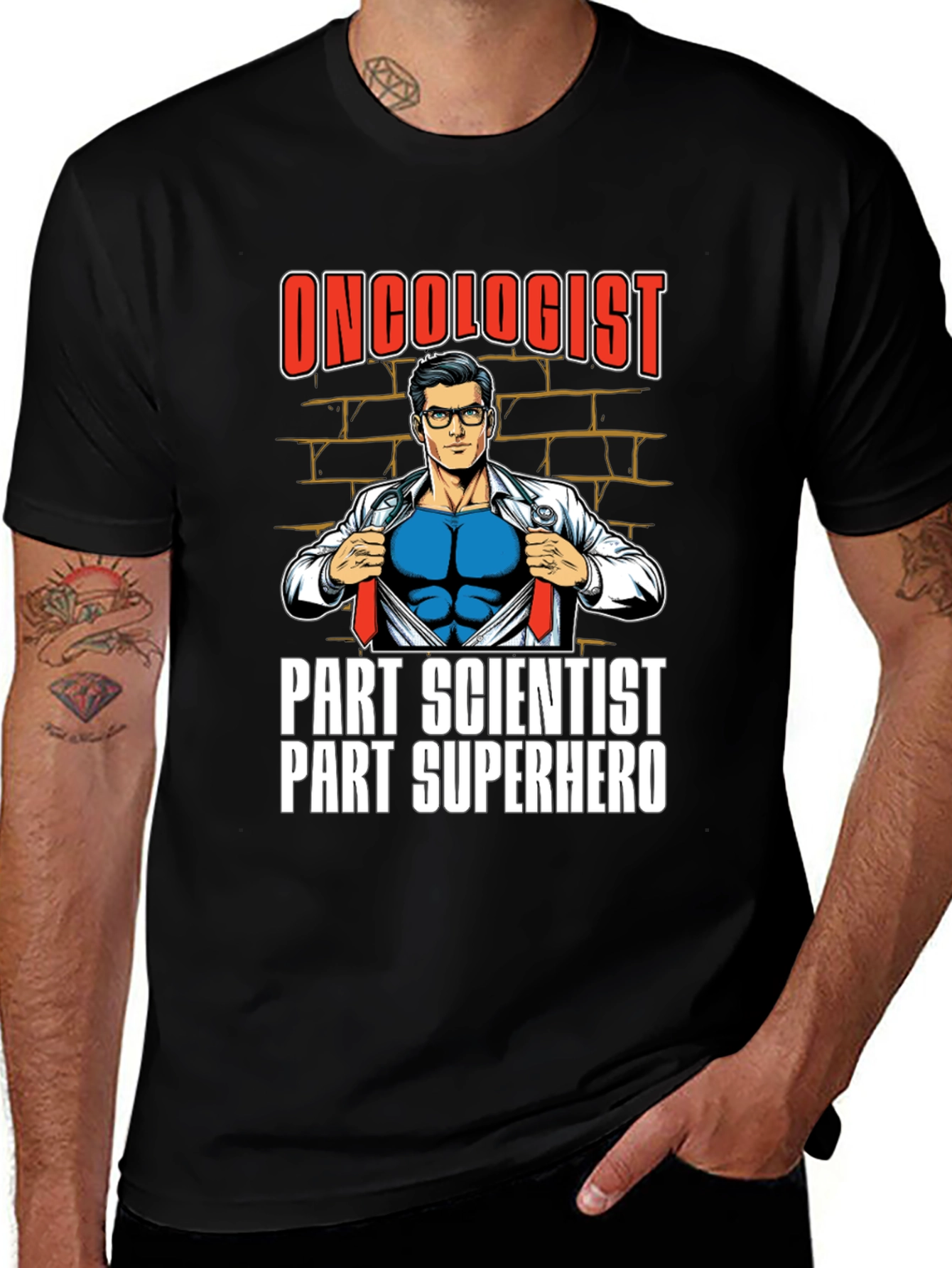 Oncologist Superhero T-Shirt