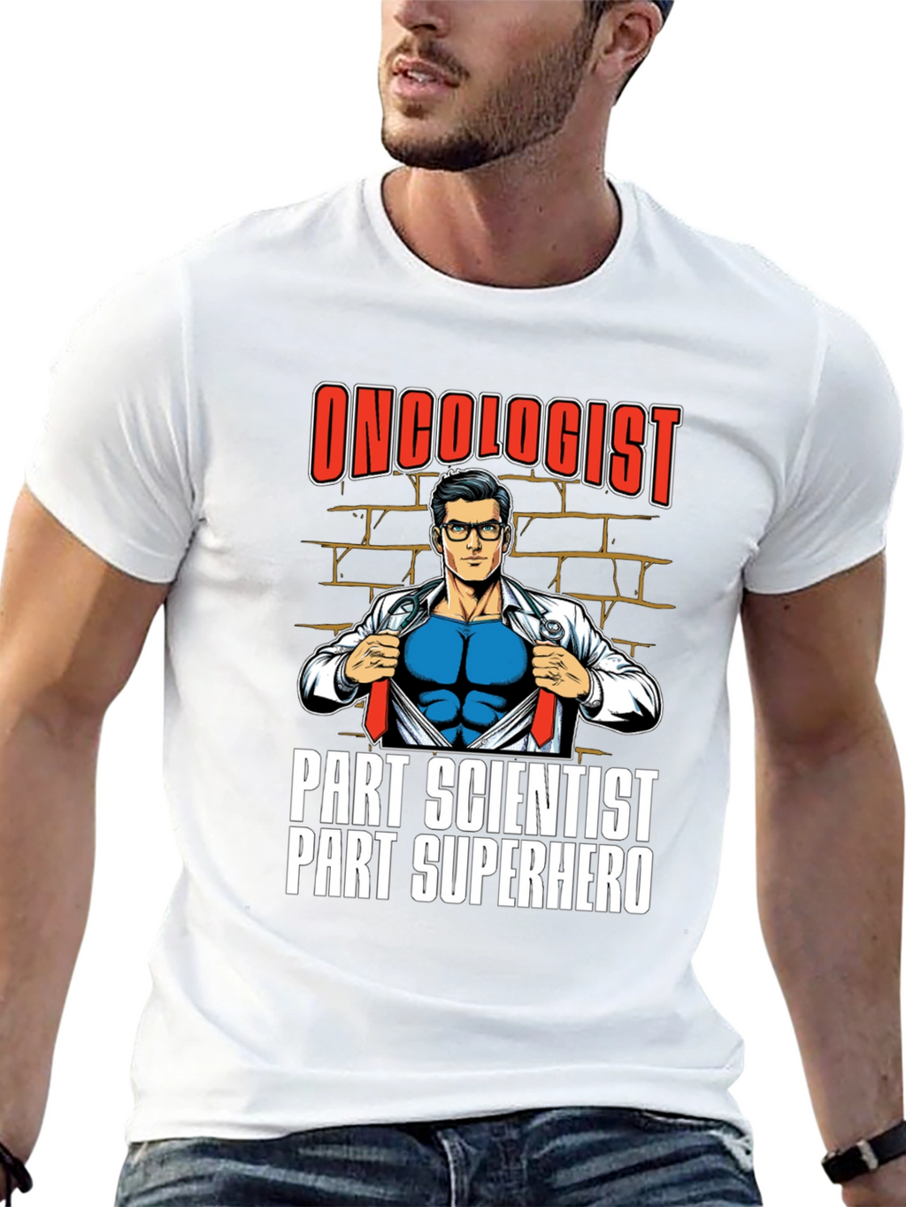 Oncologist Superhero T-Shirt