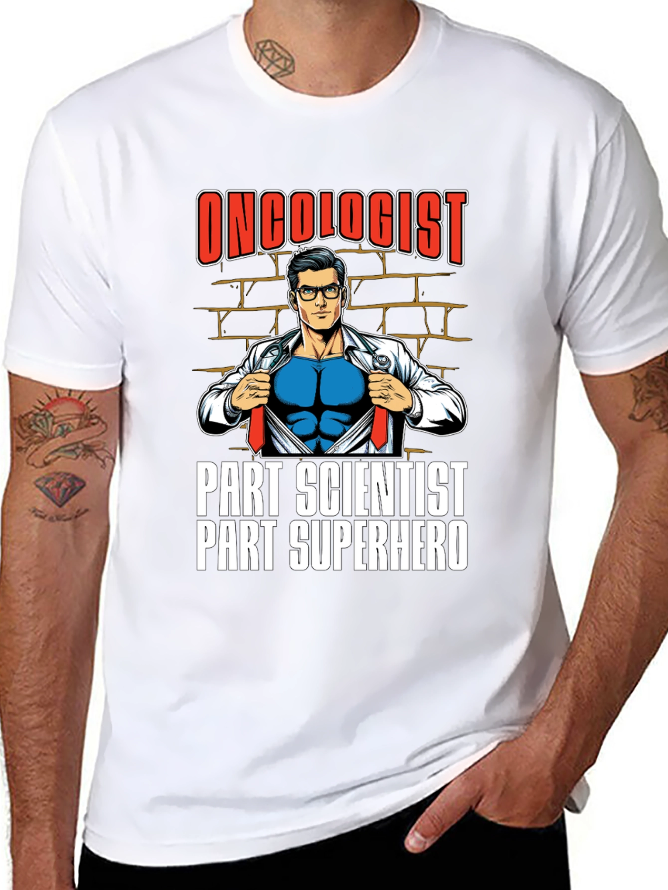Oncologist Superhero T-Shirt
