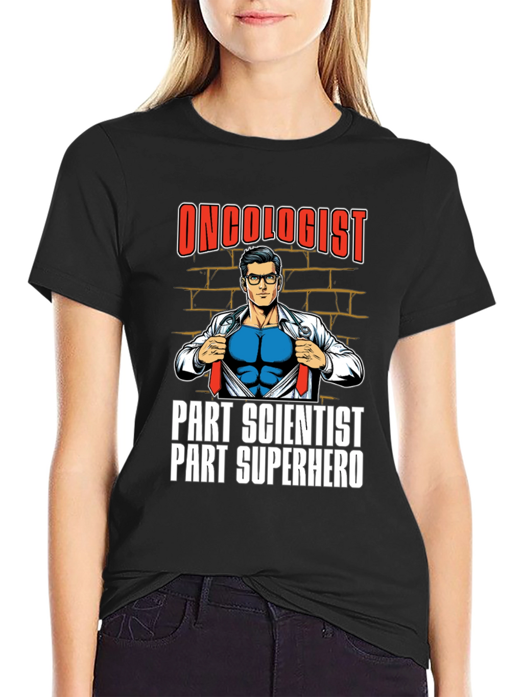 Oncologist Superhero T-Shirt