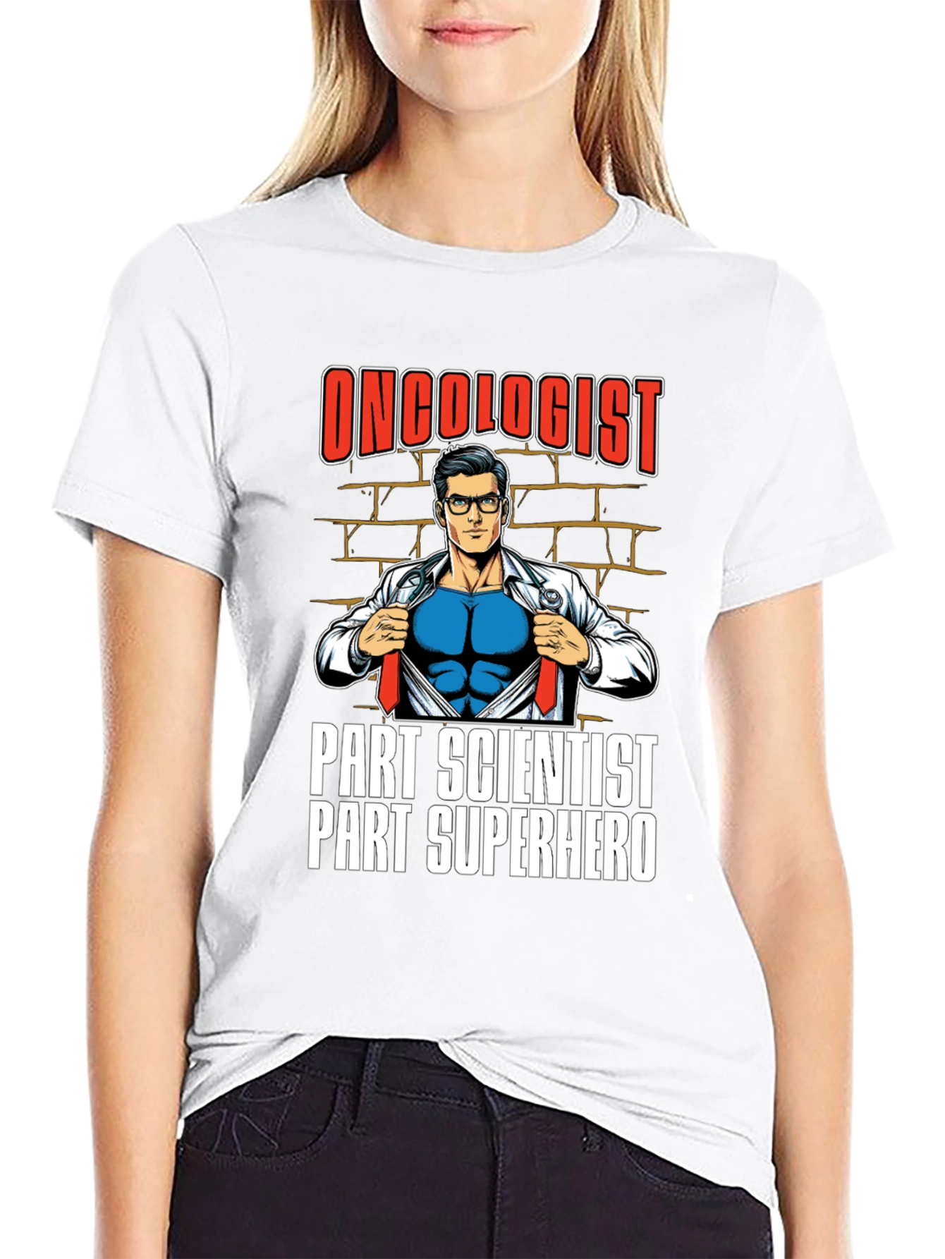 Oncologist Superhero T-Shirt