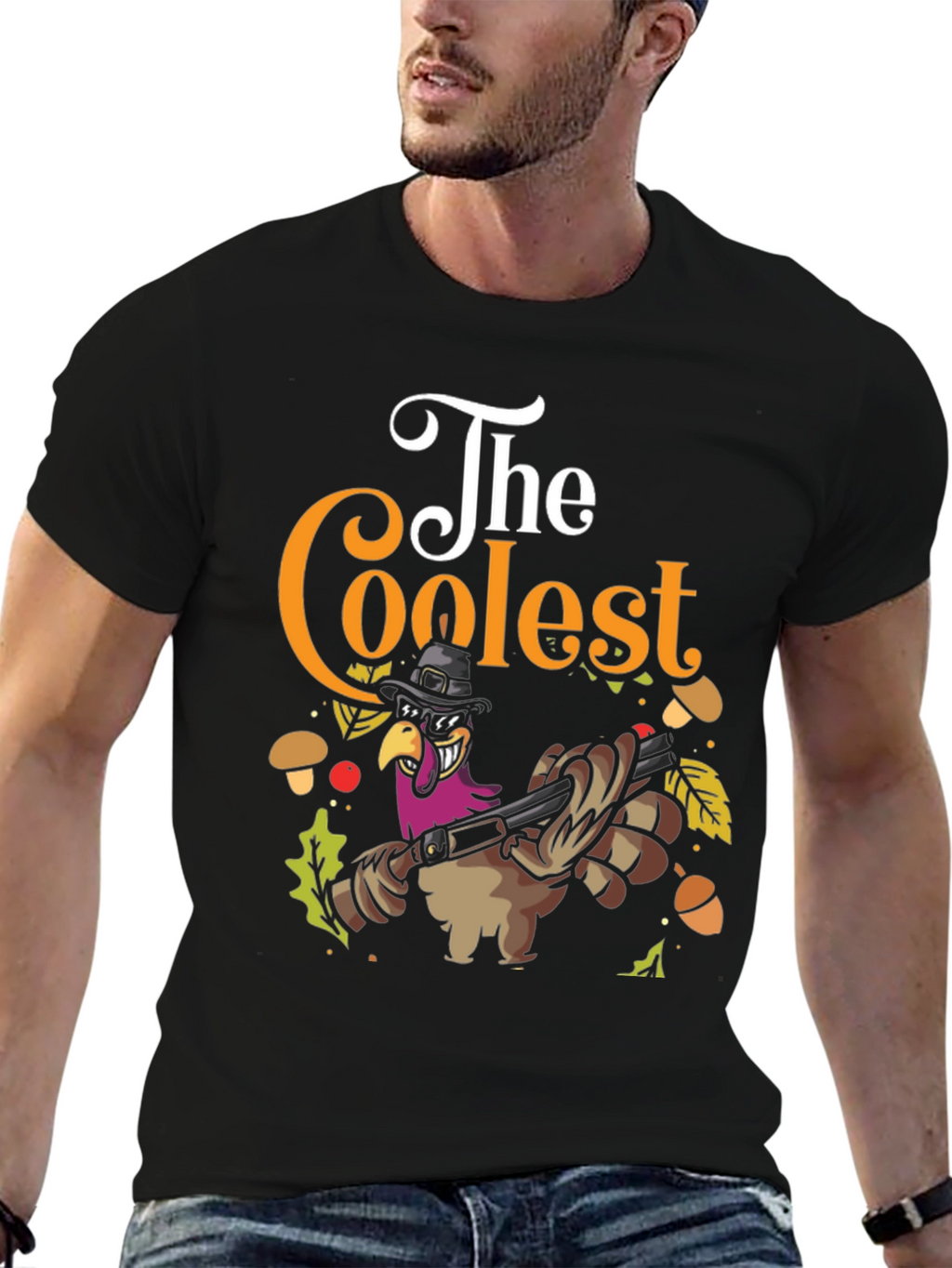 The Coolest Turkey Graphic T-Shirt