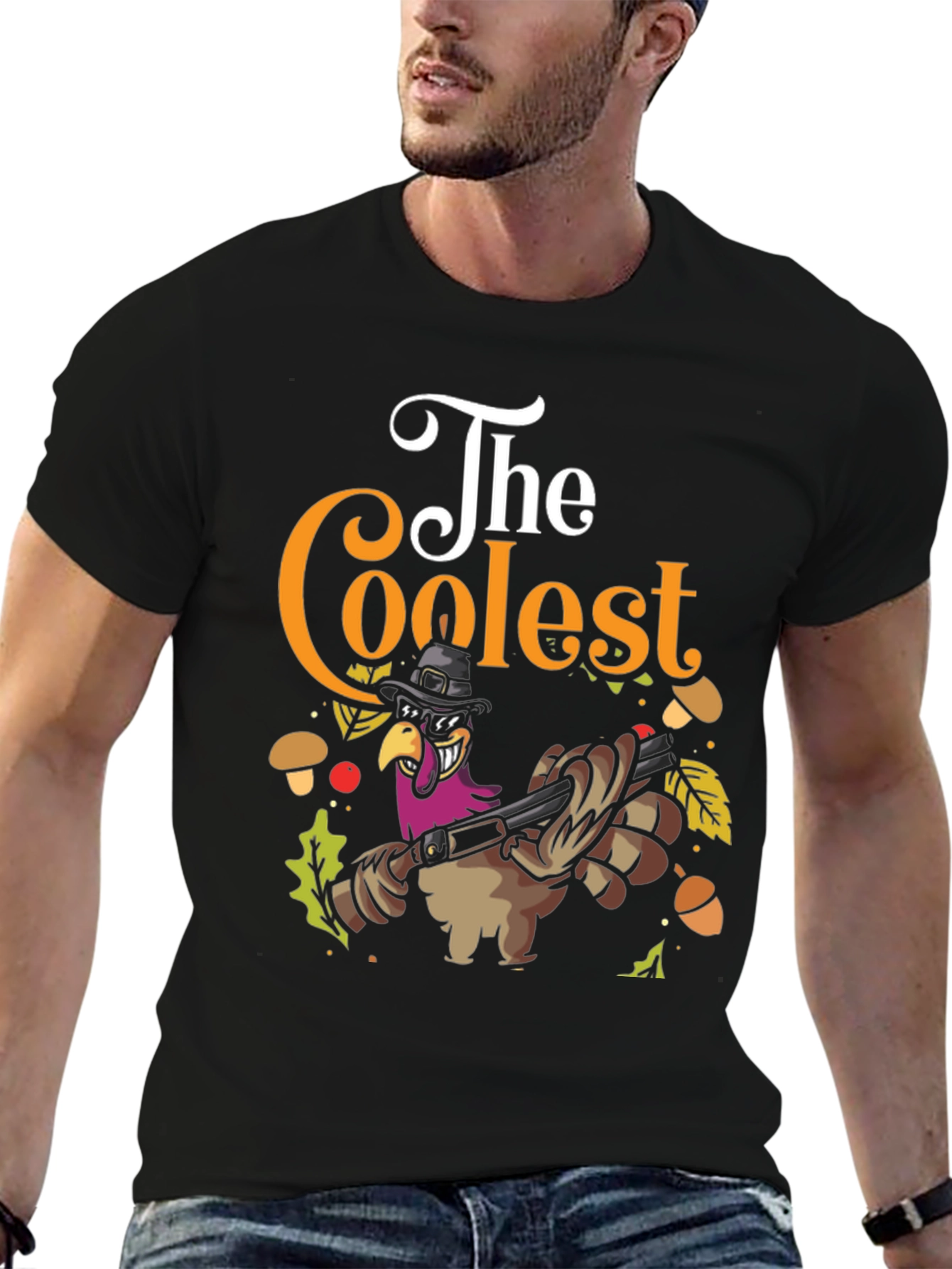 The Coolest Turkey Graphic T-Shirt
