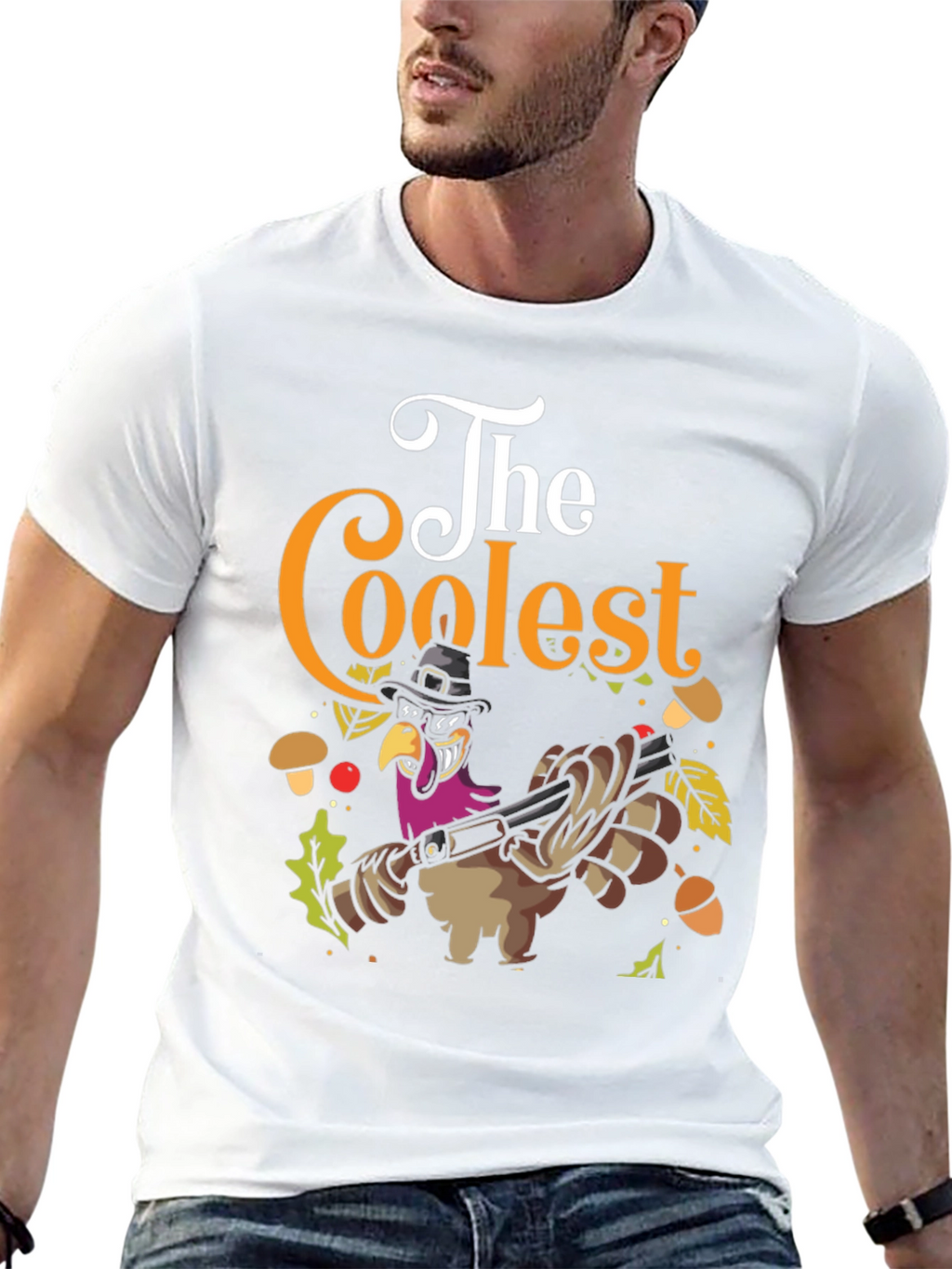 The Coolest Turkey Graphic T-Shirt