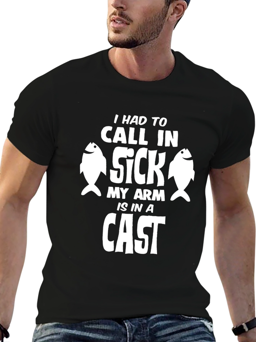 Funny Fishing T-Shirt: I Had To Call In Sick