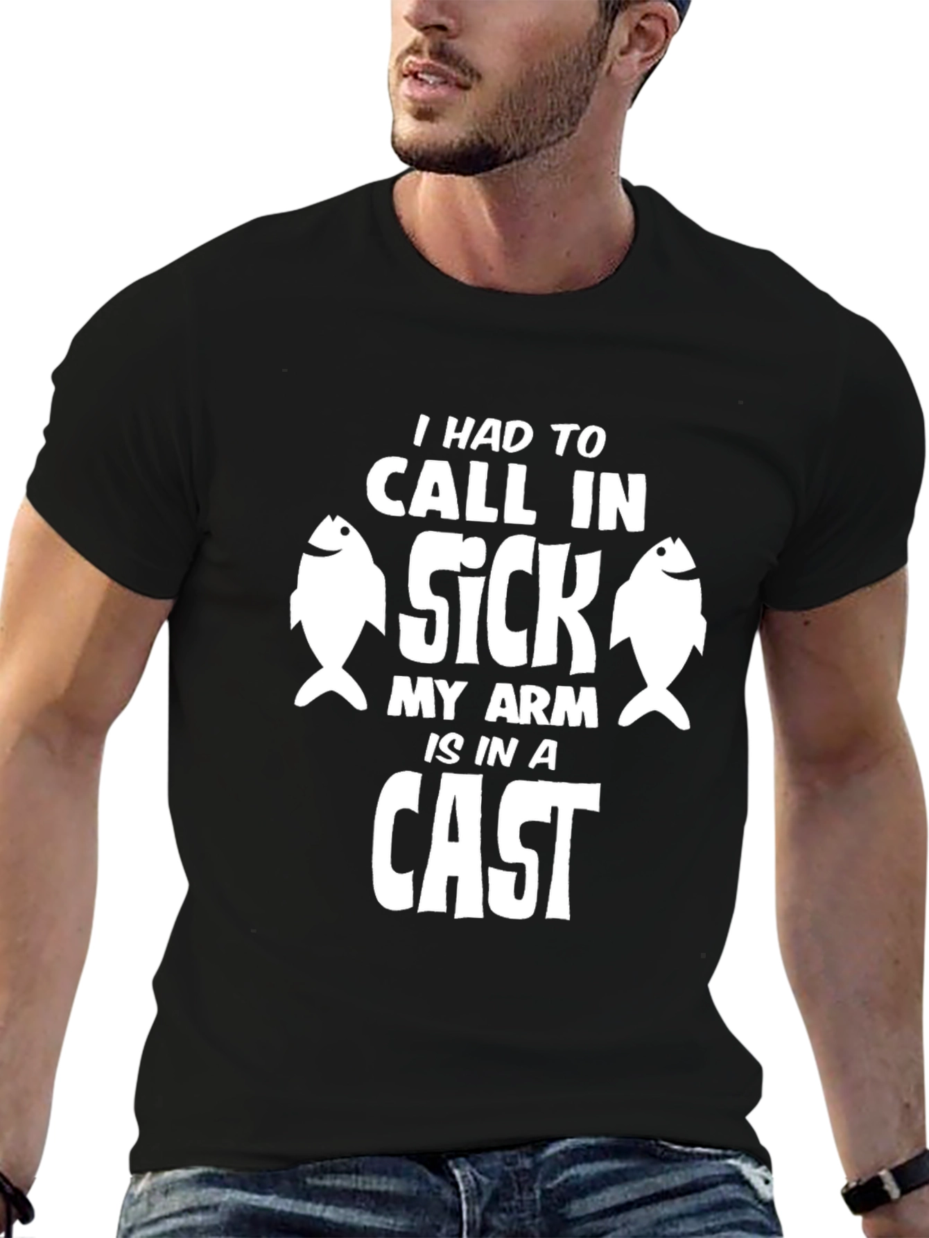Funny Fishing T-Shirt: I Had To Call In Sick