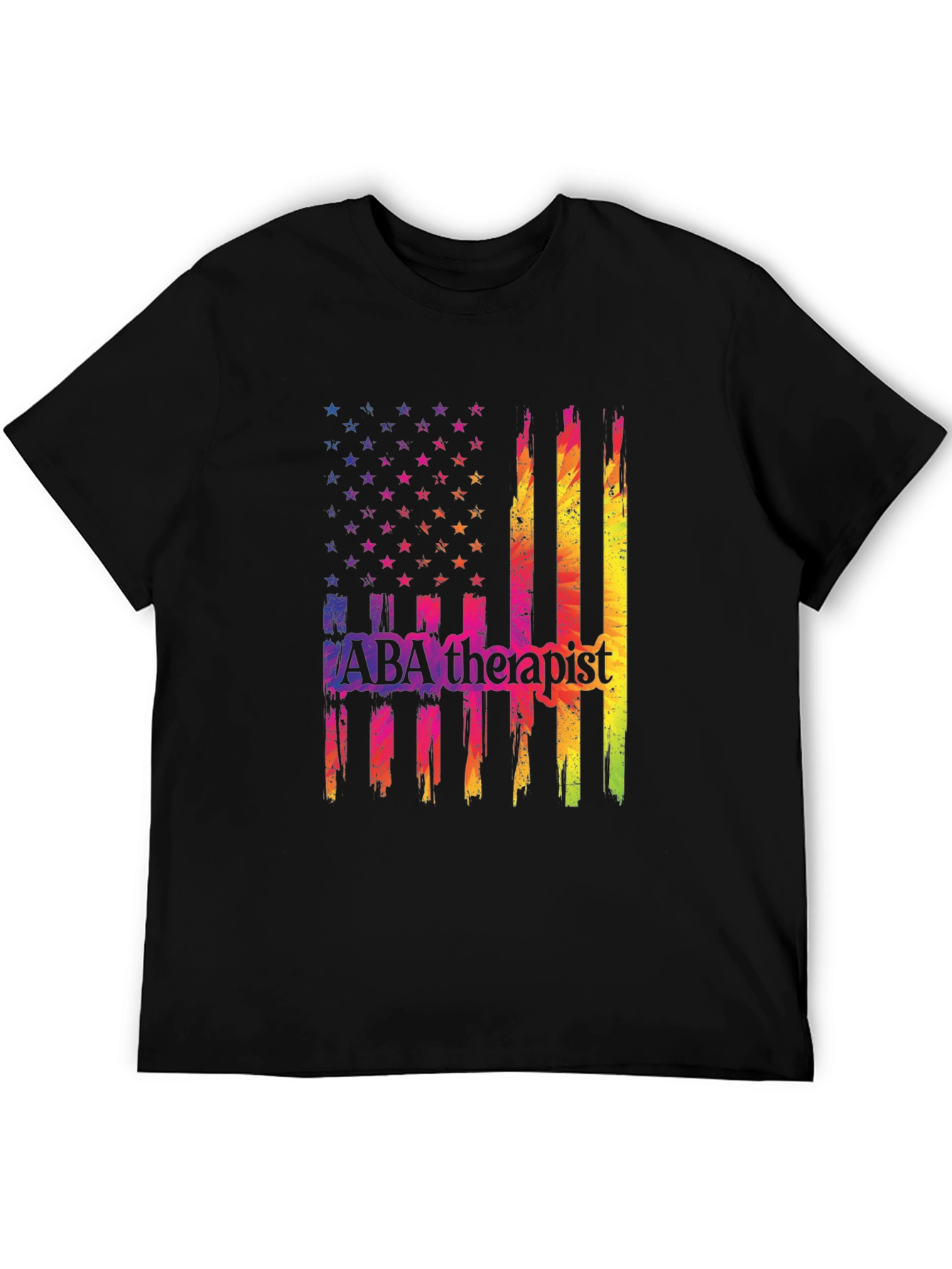 ABA Therapist American Flag T-Shirt