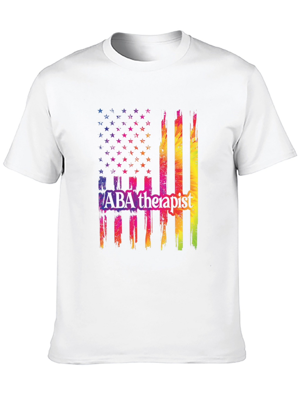 ABA Therapist American Flag T-Shirt