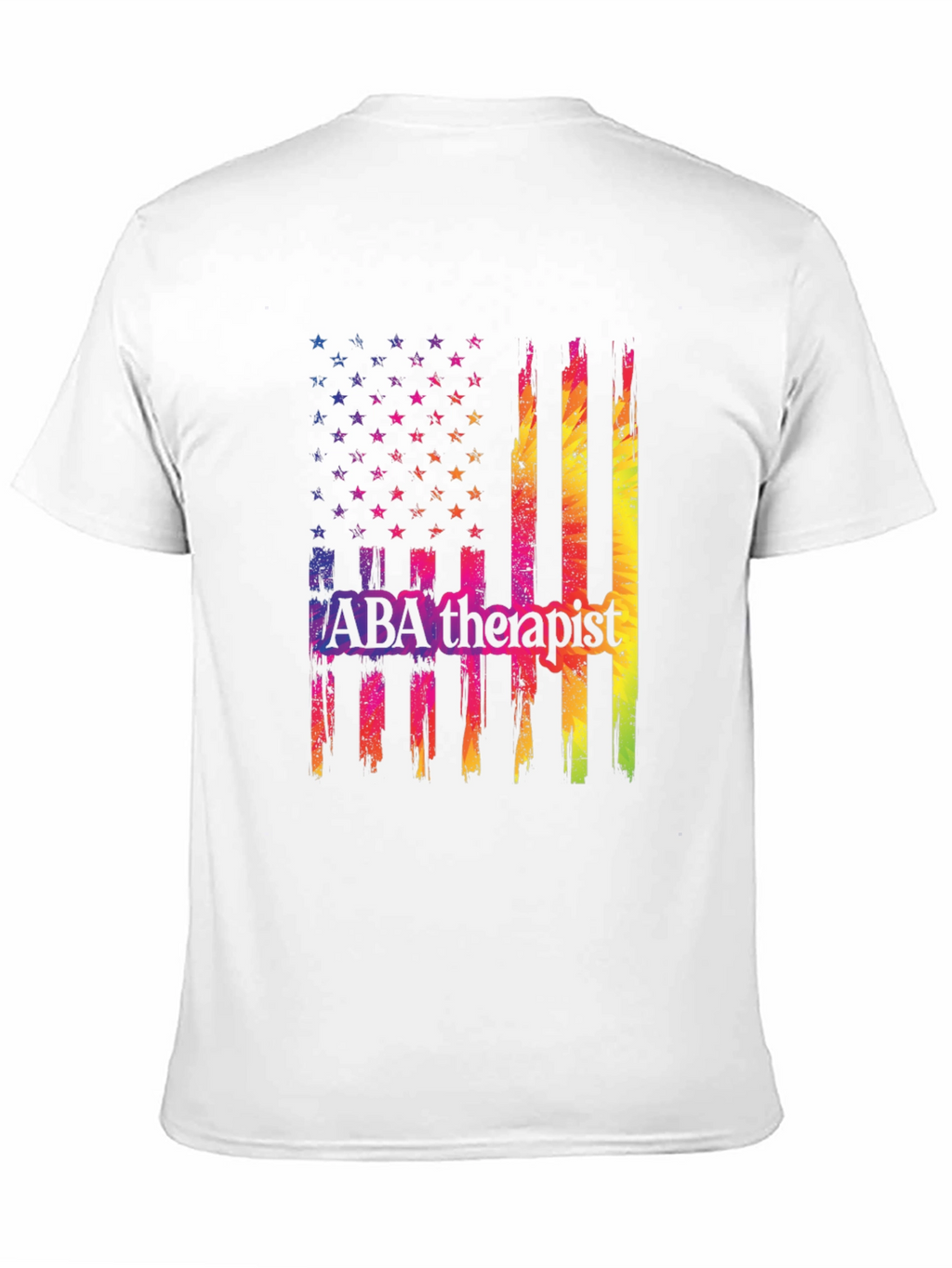 ABA Therapist American Flag T-Shirt