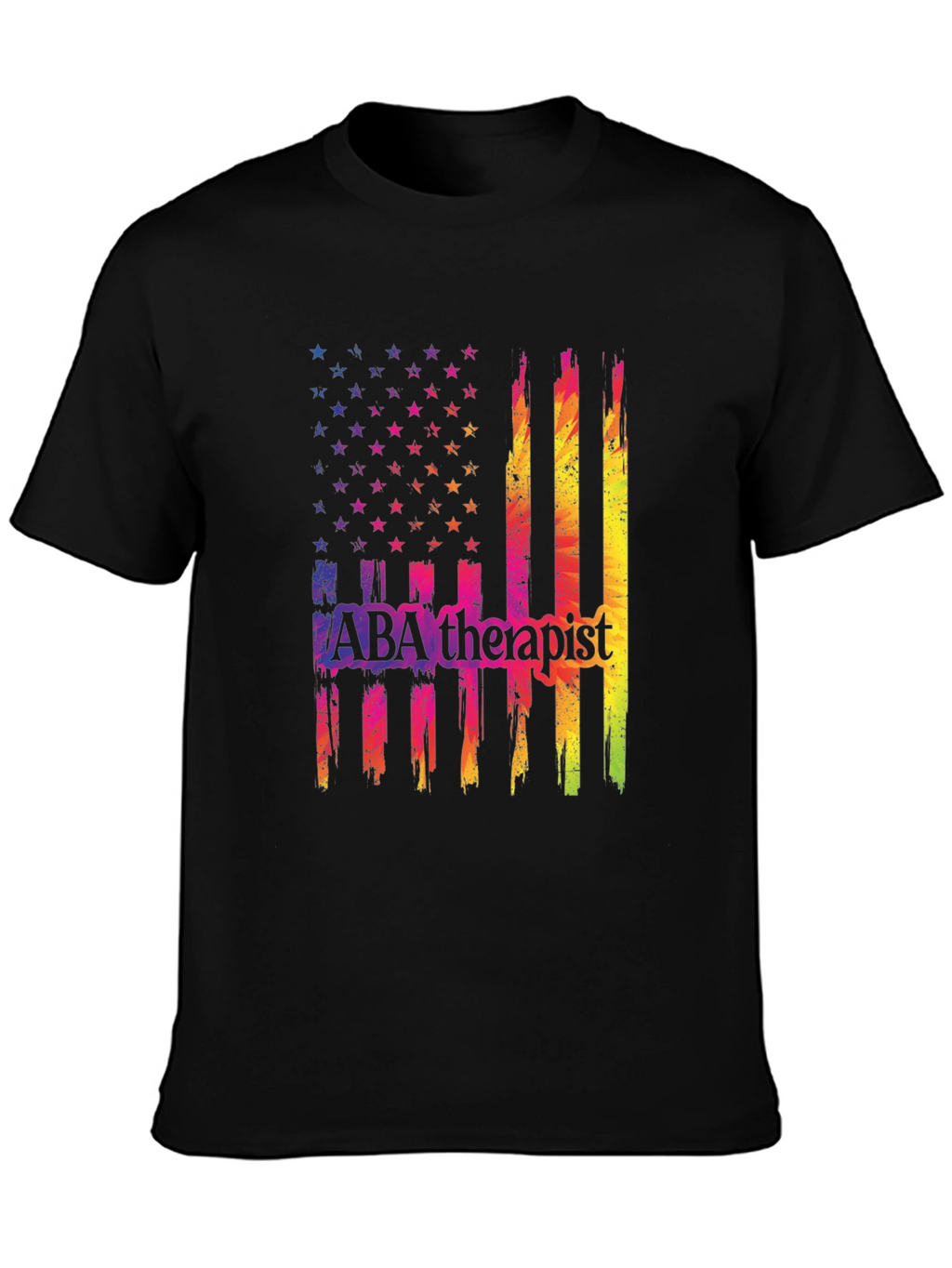 ABA Therapist American Flag T-Shirt