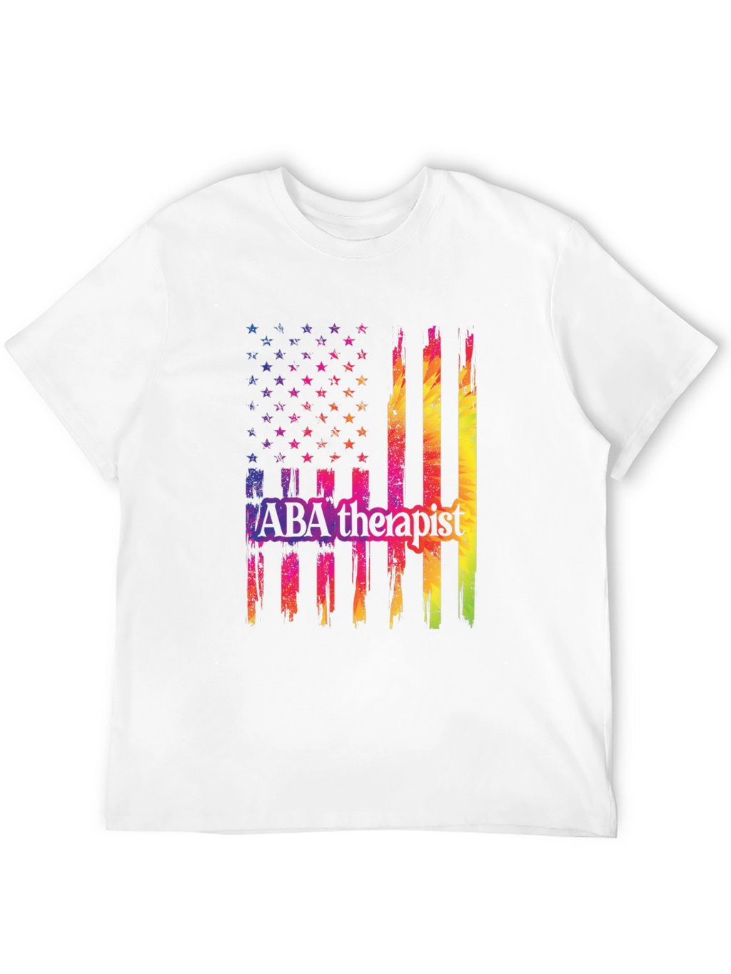 ABA Therapist American Flag T-Shirt