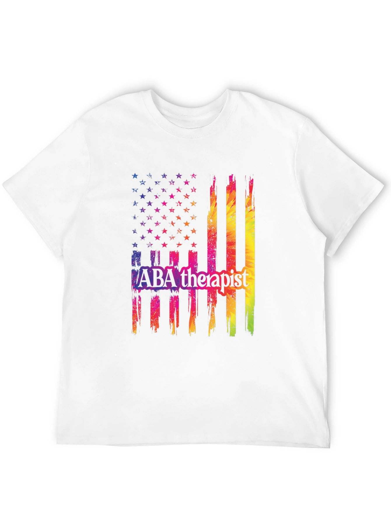 ABA Therapist American Flag T-Shirt