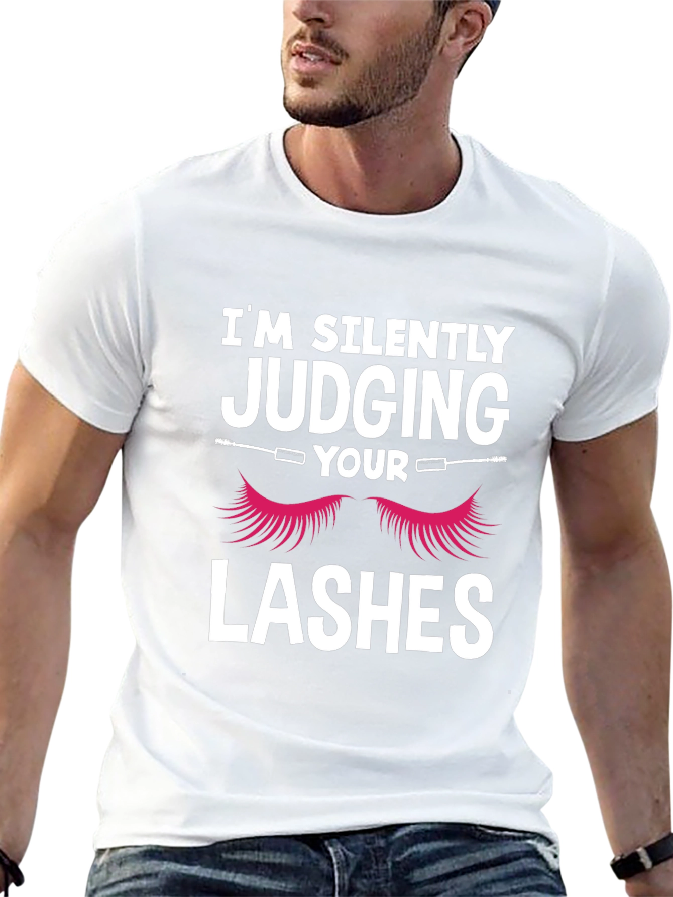 Im Silently Judging Your Lashes Graphic T-Shirt