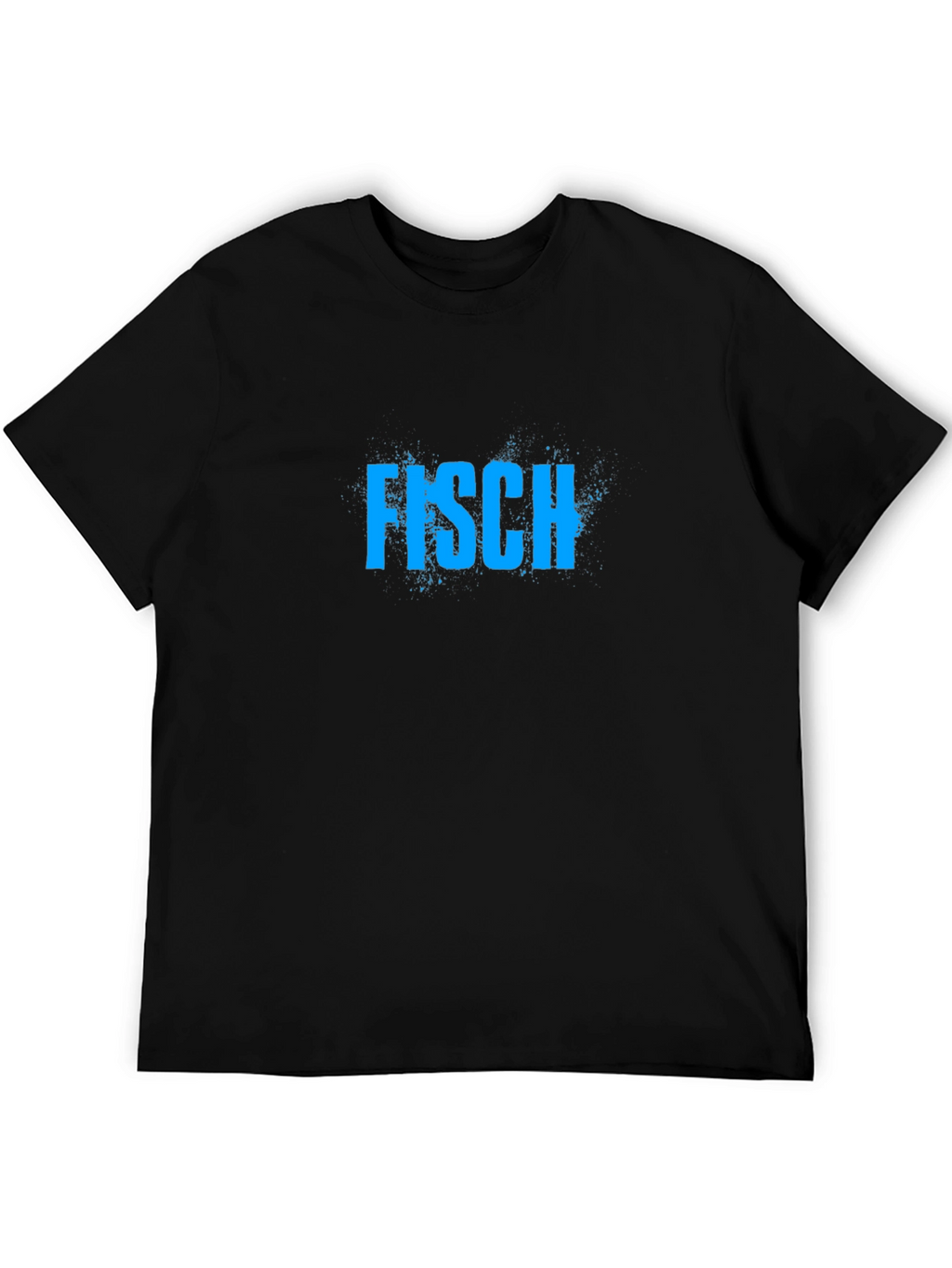 Fisch T-Shirt - Cool Blue Graphic